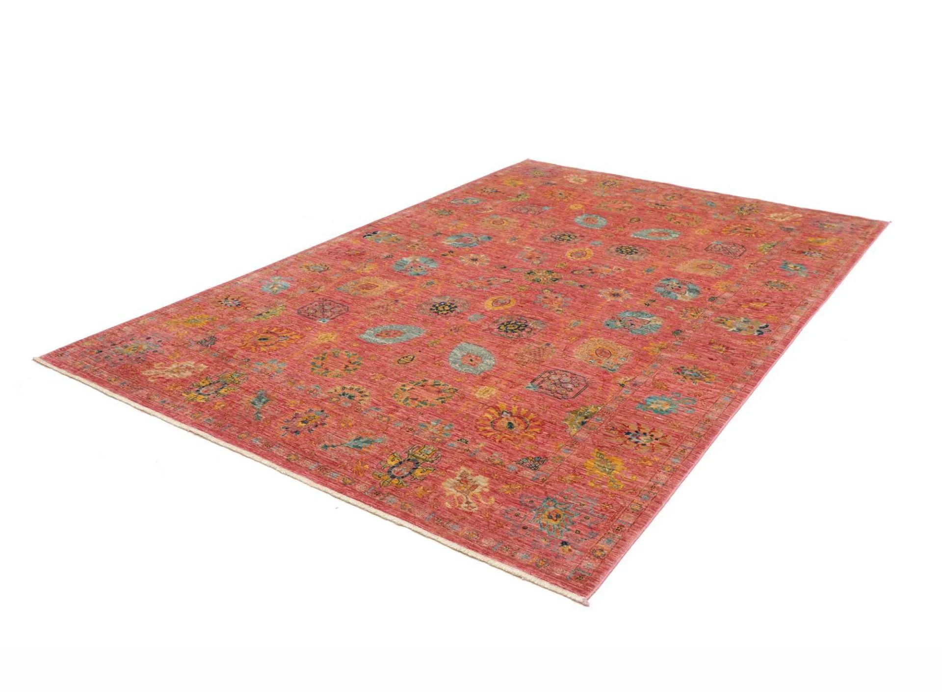 Alternative view of Samarkand Pakistani Rug 201 × 296 cm in Wool, hand-knotted