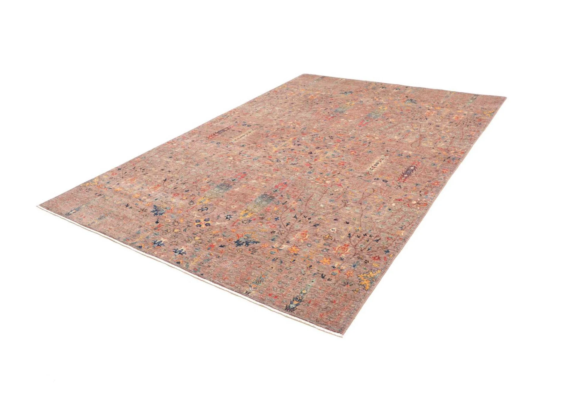 Alternative view of Hand-Knotted Samarkand Pakistani Rug, 197 × 282 cm, Wool