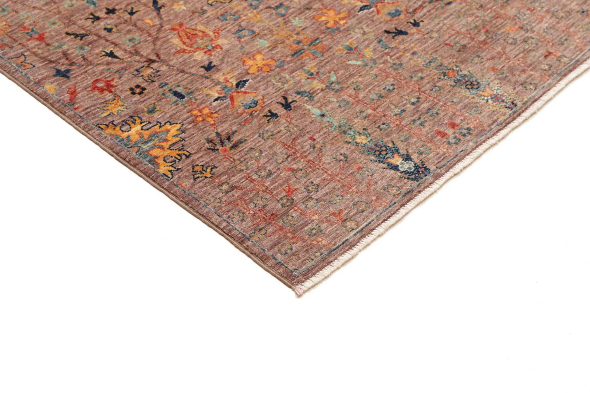 Hand-Knotted Samarkand Pakistani Rug, 197 × 282 cm, Wool - Image 5