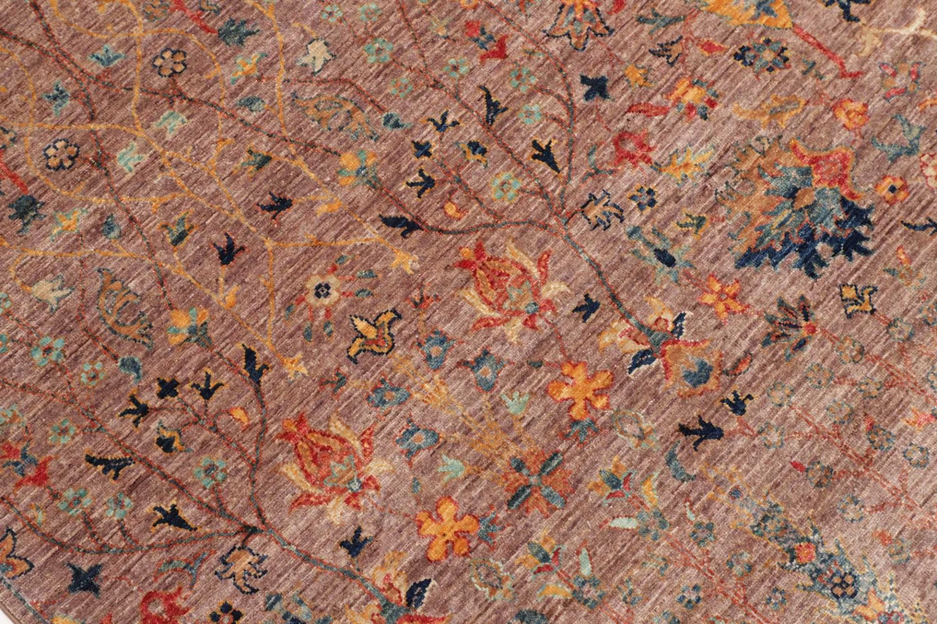 Hand-Knotted Samarkand Pakistani Rug, 197 × 282 cm, Wool - Image 6