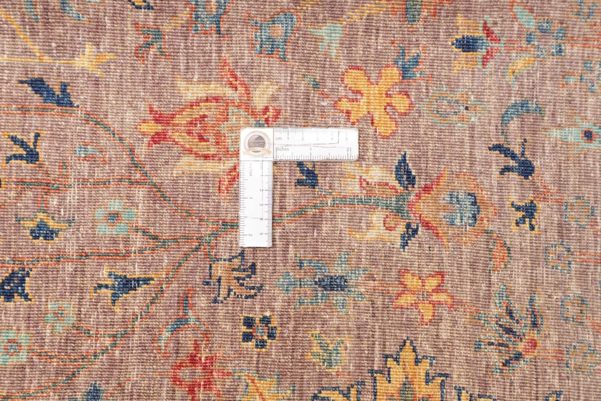 Hand-Knotted Samarkand Pakistani Rug, 197 × 282 cm, Wool - Image 11