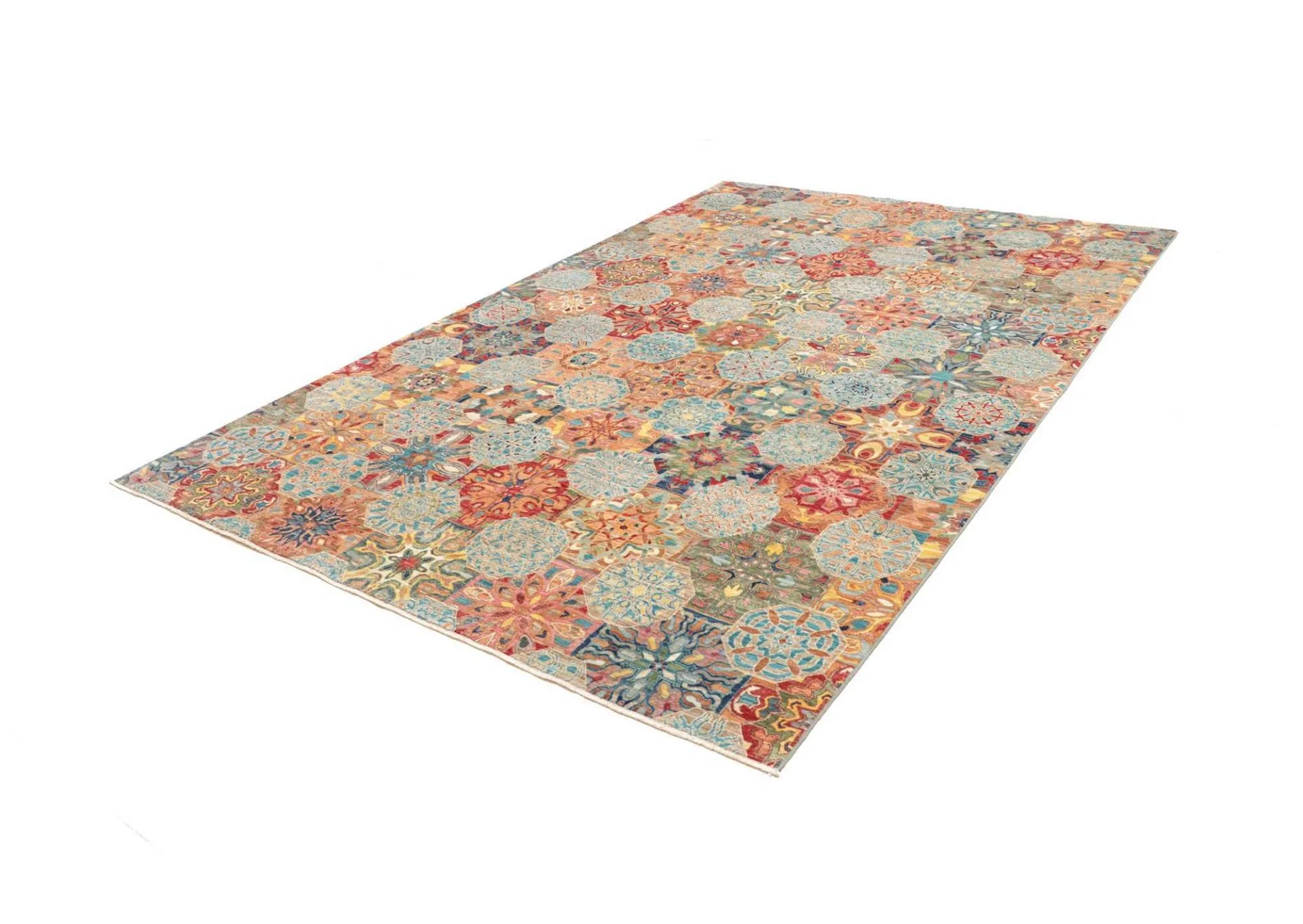 Alternative view of Samarkand Pakistani Rug 203 × 294 cm in Wool, hand-knotted