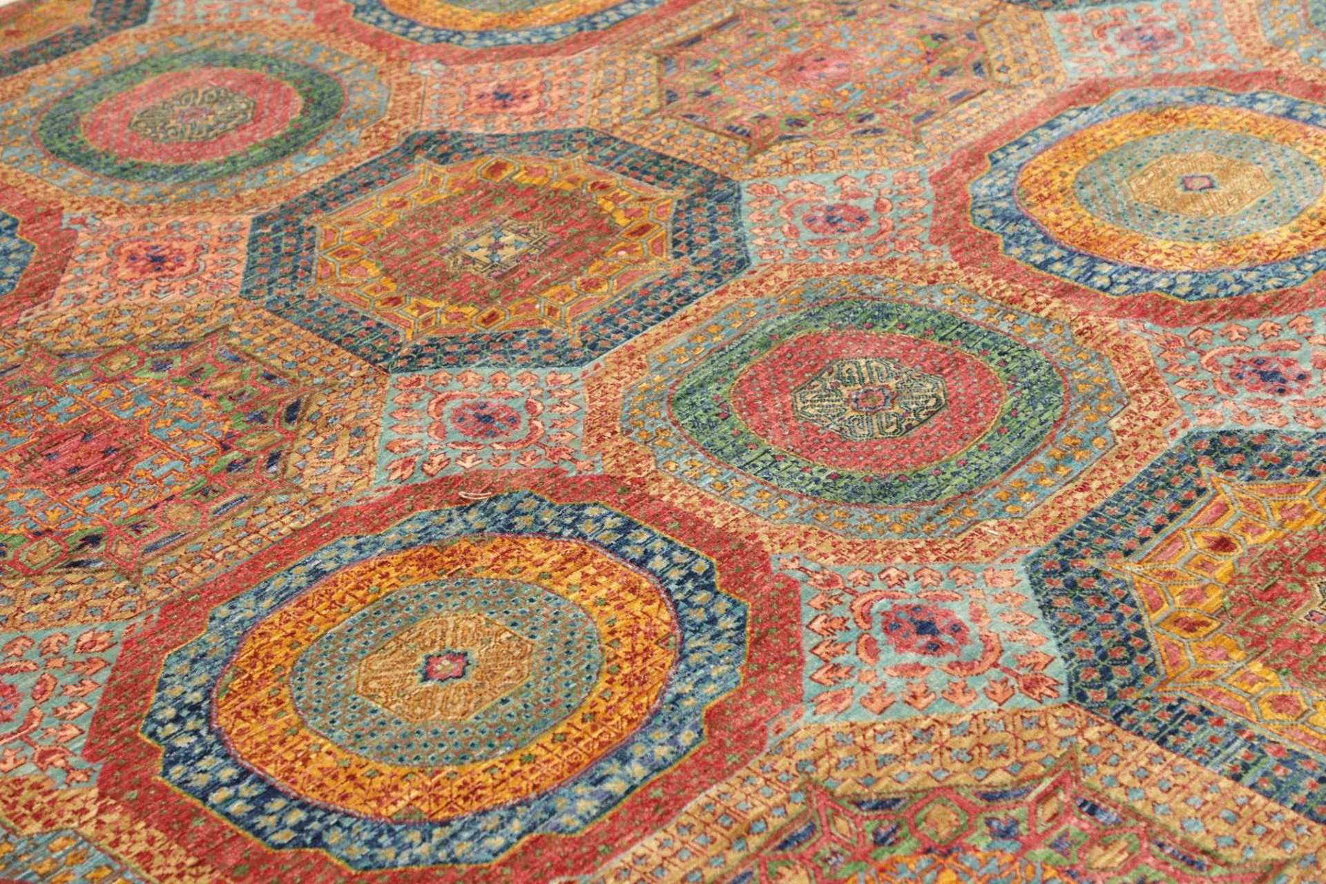 Mamluk Pakistani Rug 205 × 287 cm in Wool, hand-knotted - Image 7