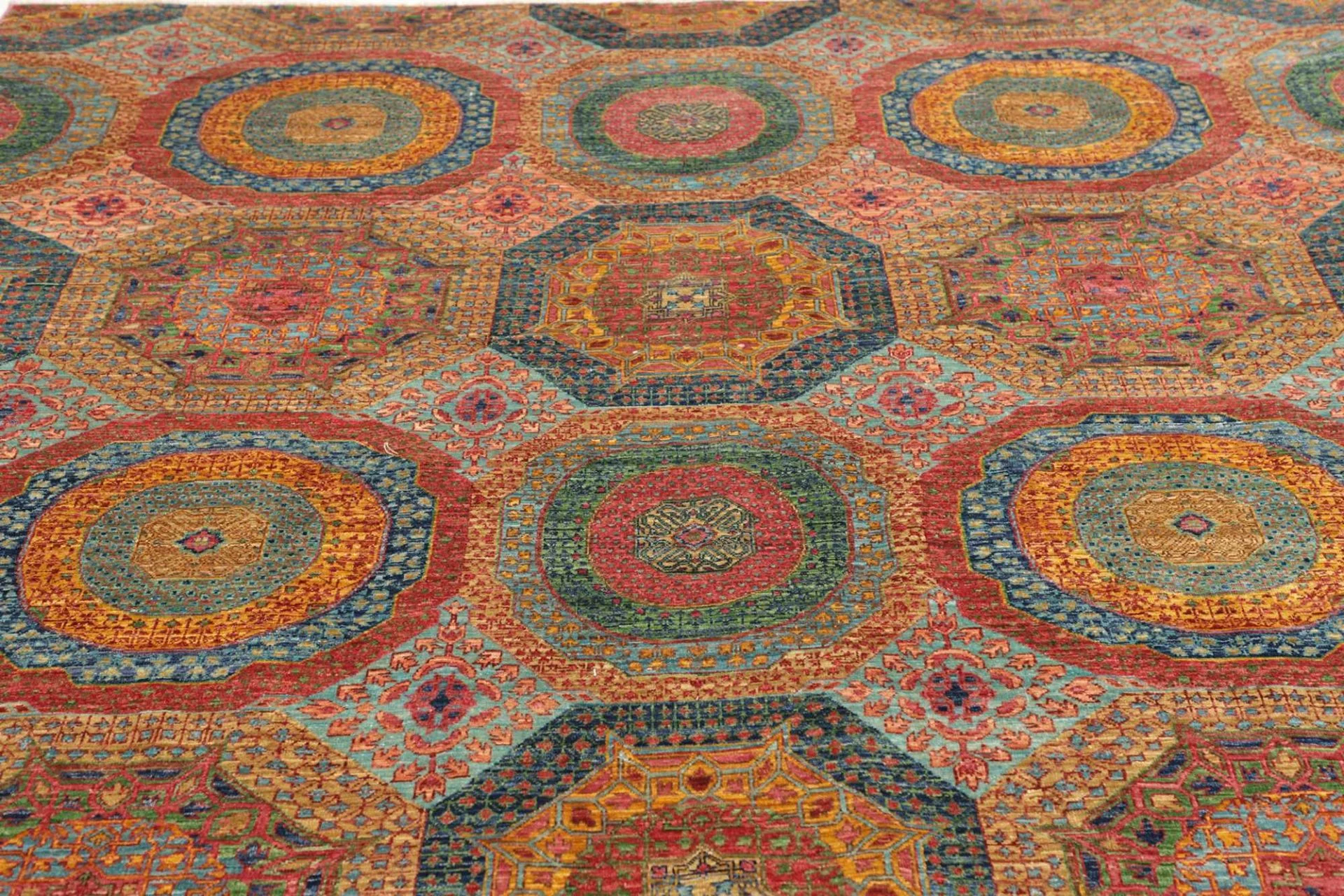 Mamluk Pakistani Rug 205 × 287 cm in Wool, hand-knotted - Image 8