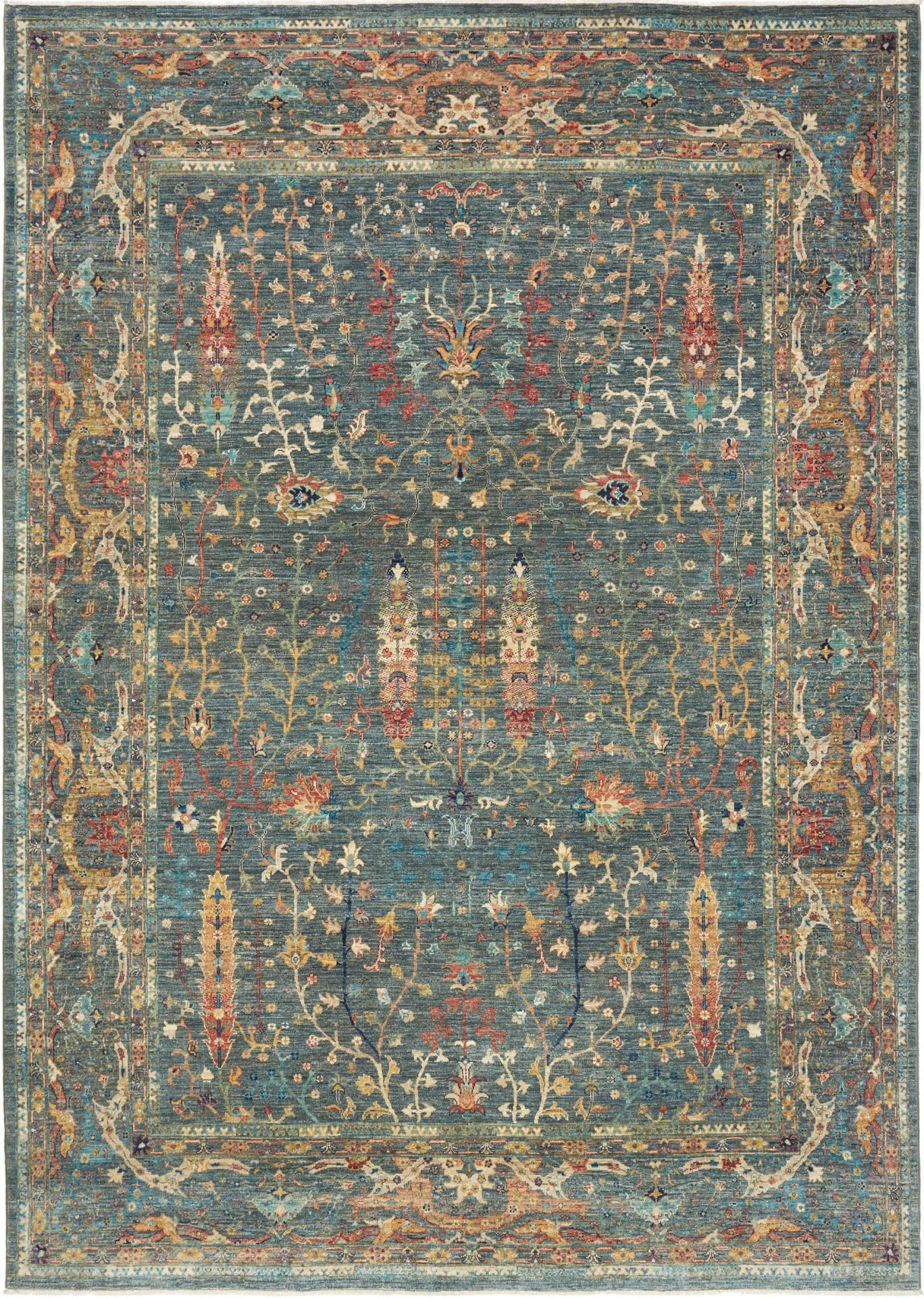 Samarkand Pakistani Rug 206 × 287 cm in Wool, hand-knotted
