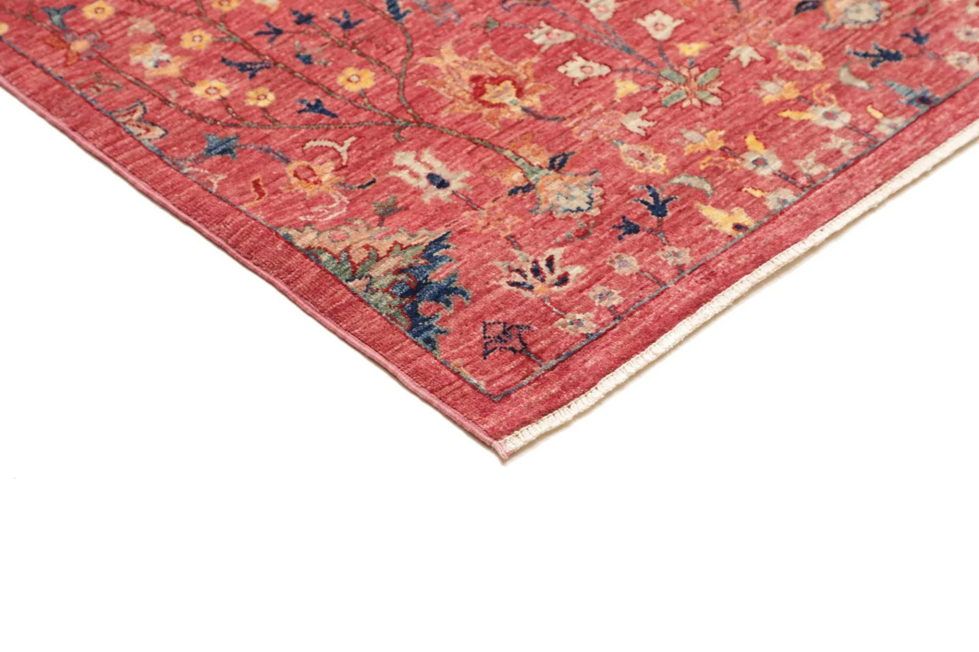 Hand-Knotted Samarkand Pakistani Rug, 202 × 255 cm, Wool - Image 5