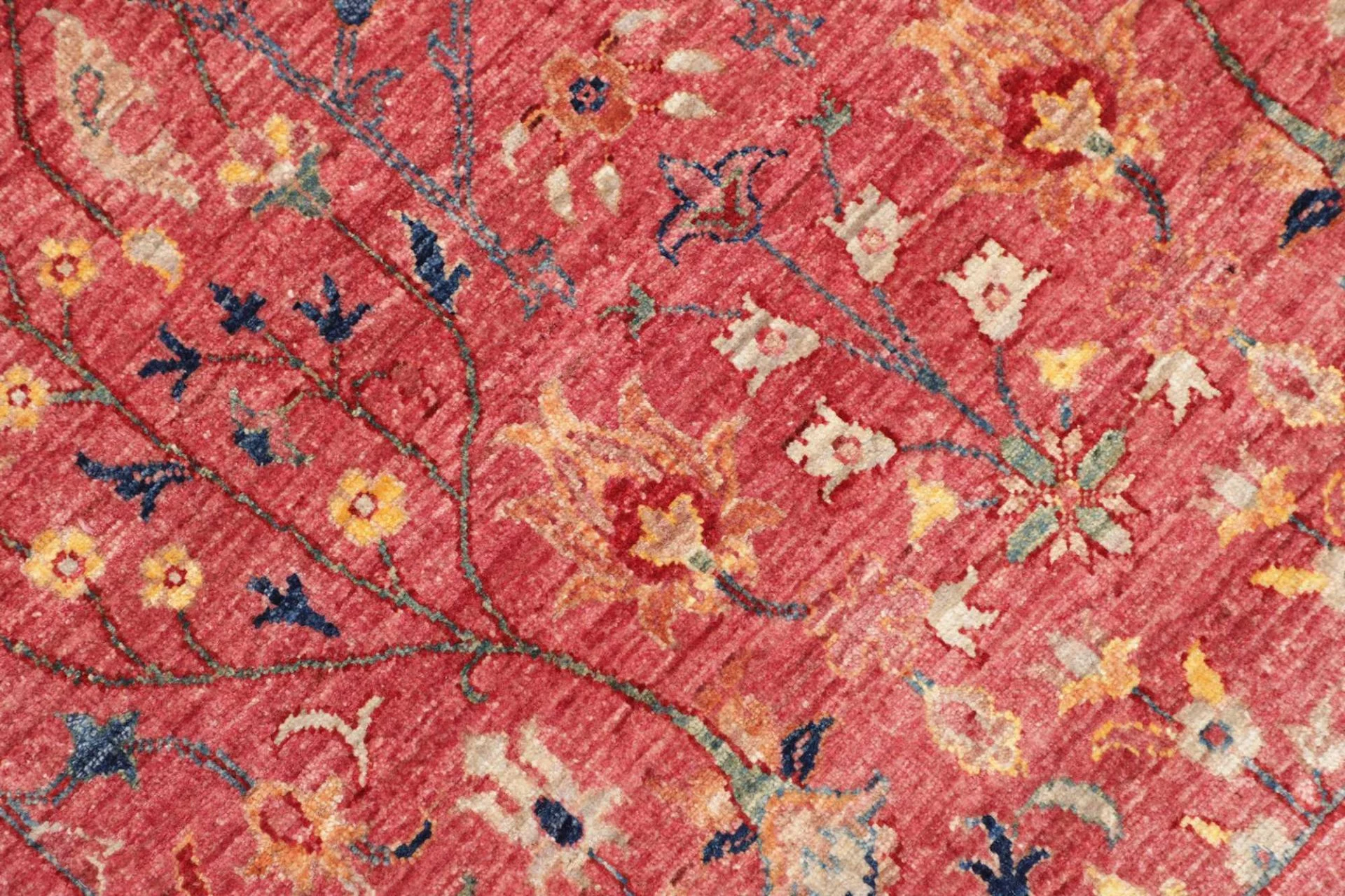 Hand-Knotted Samarkand Pakistani Rug, 202 × 255 cm, Wool - Image 6
