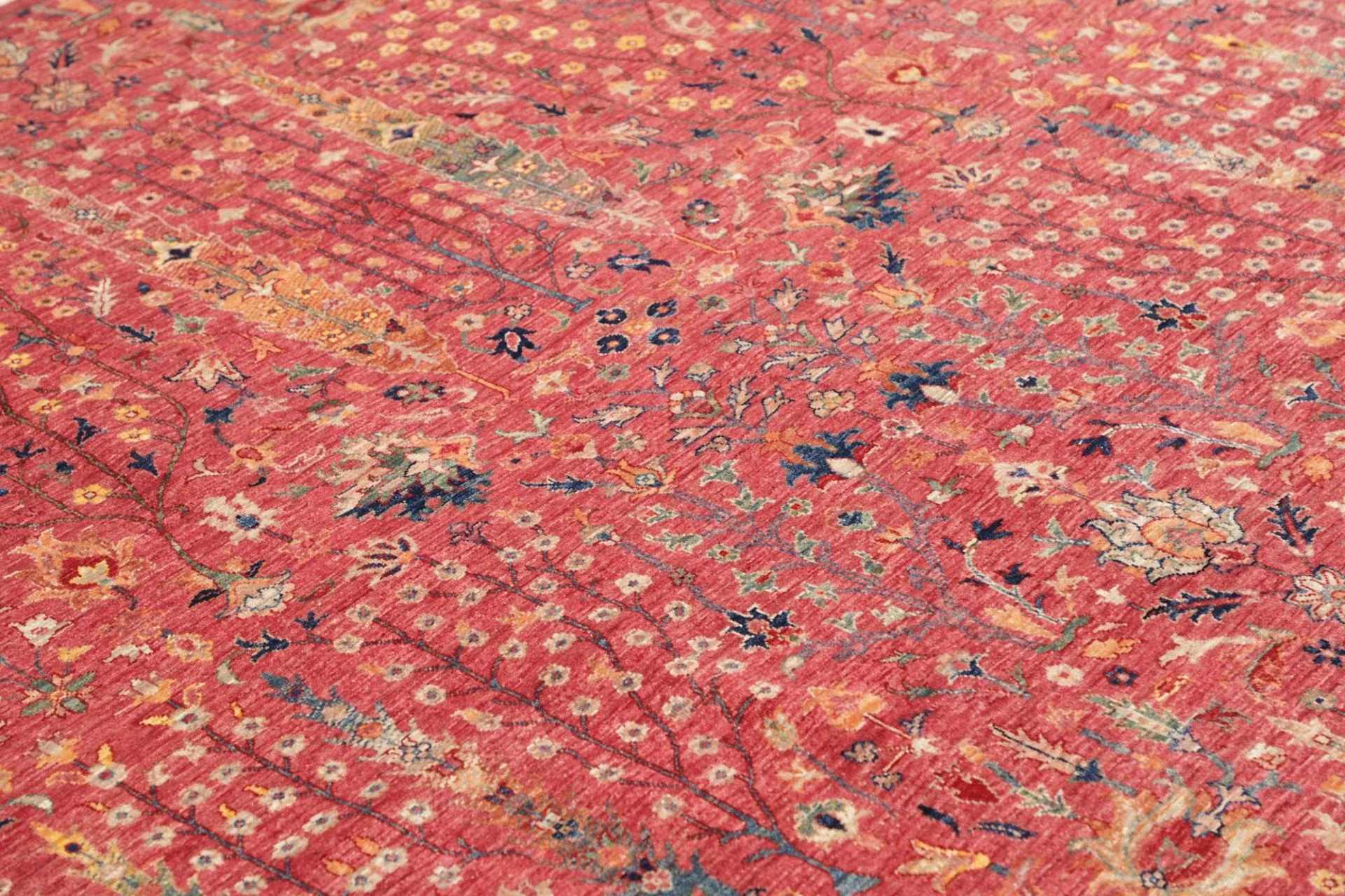 Hand-Knotted Samarkand Pakistani Rug, 202 × 255 cm, Wool - Image 7