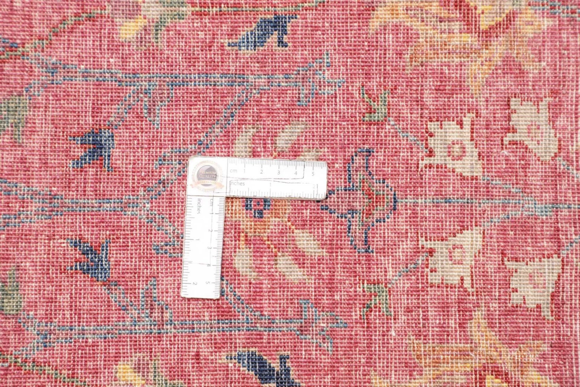 Hand-Knotted Samarkand Pakistani Rug, 202 × 255 cm, Wool - Image 11