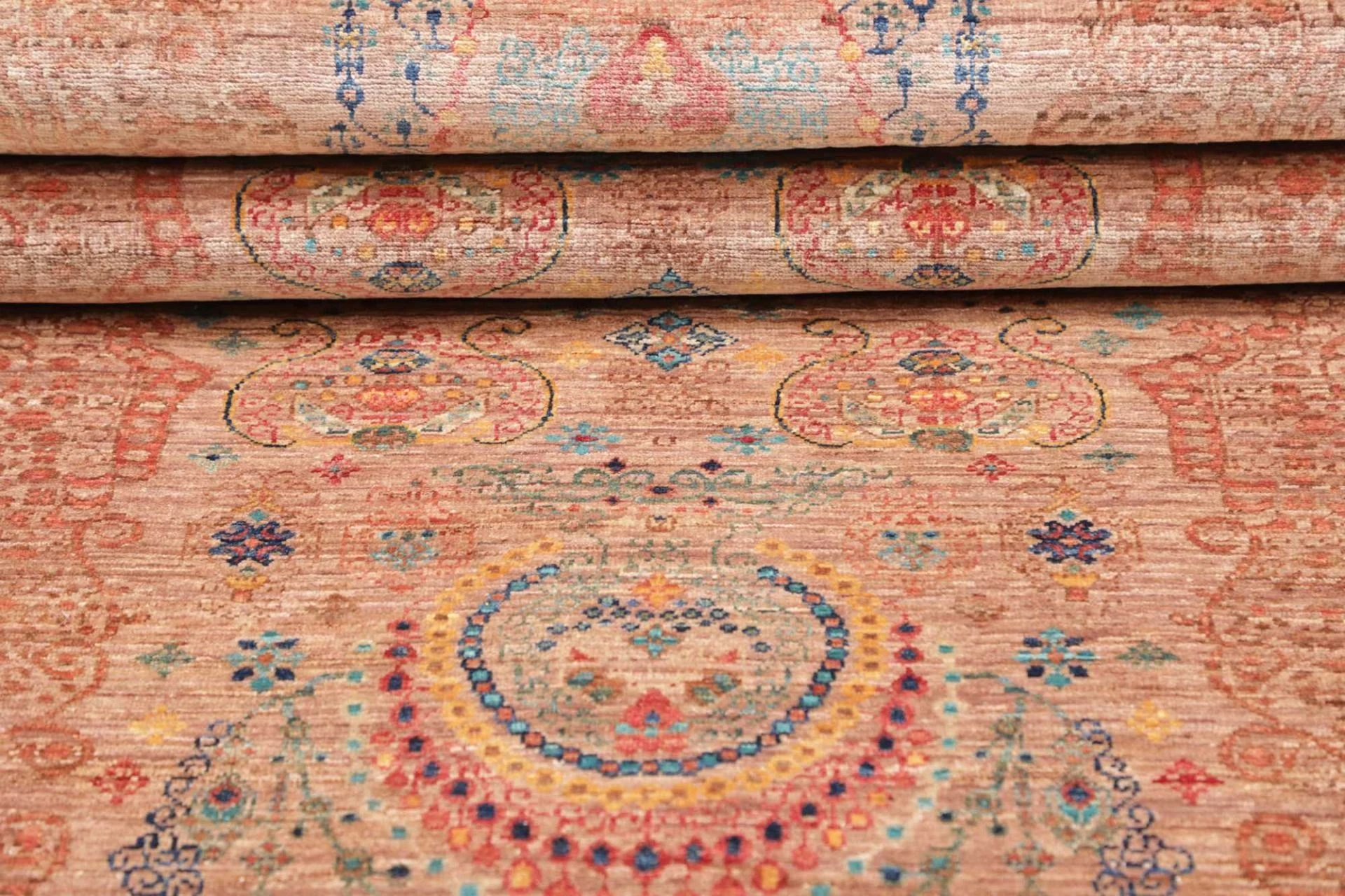 Samarkand Pakistani Rug 81 × 295 cm in Wool, hand-knotted - Image 9