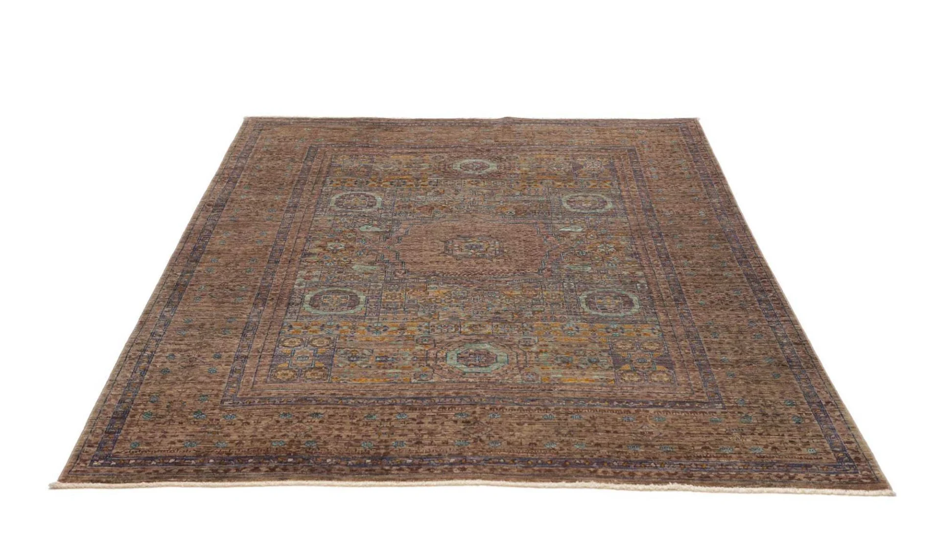 Mamluk Pakistani Rug 152 × 197 cm in Wool, hand-knotted - Image 3