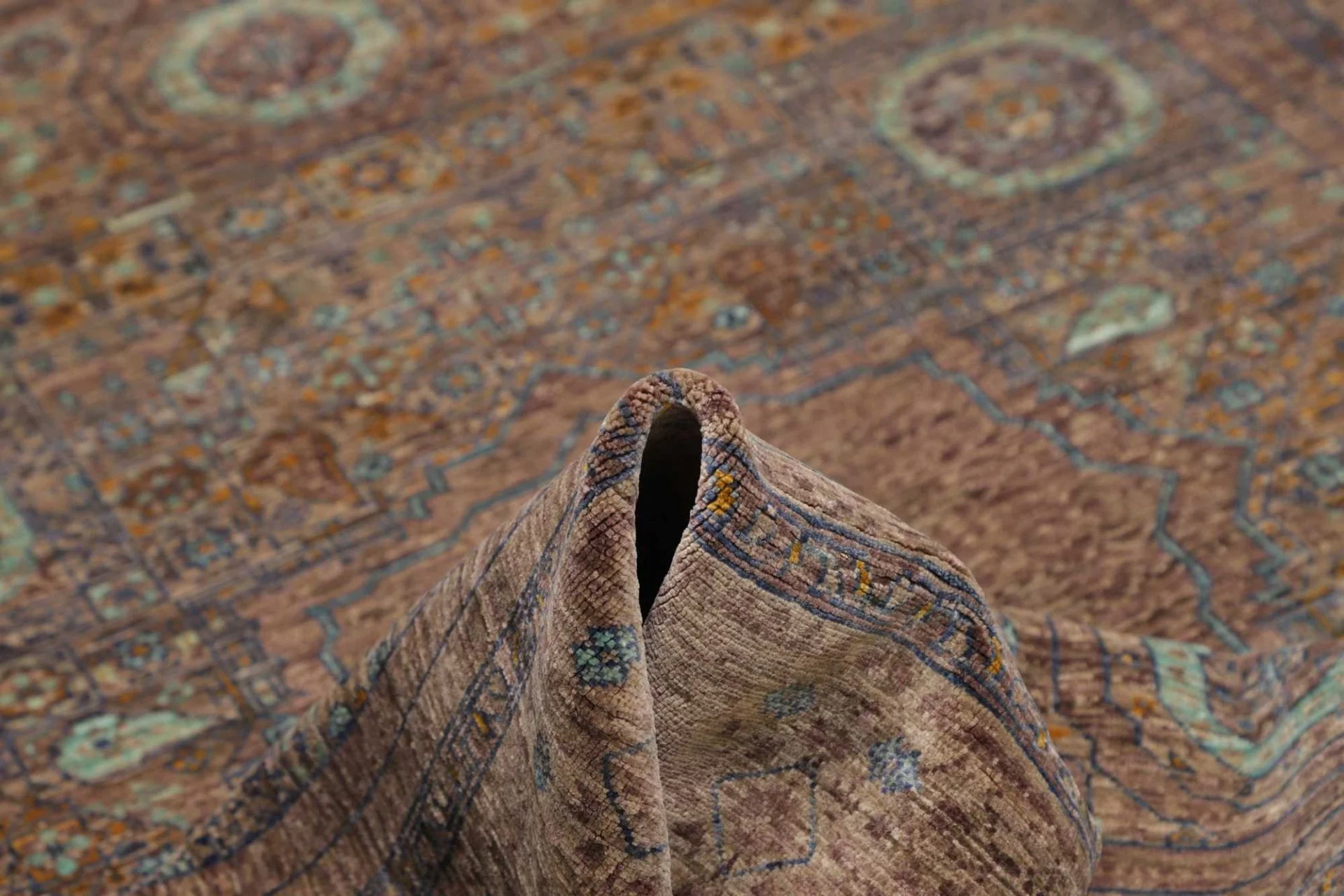 Mamluk Pakistani Rug 152 × 197 cm in Wool, hand-knotted - Image 8