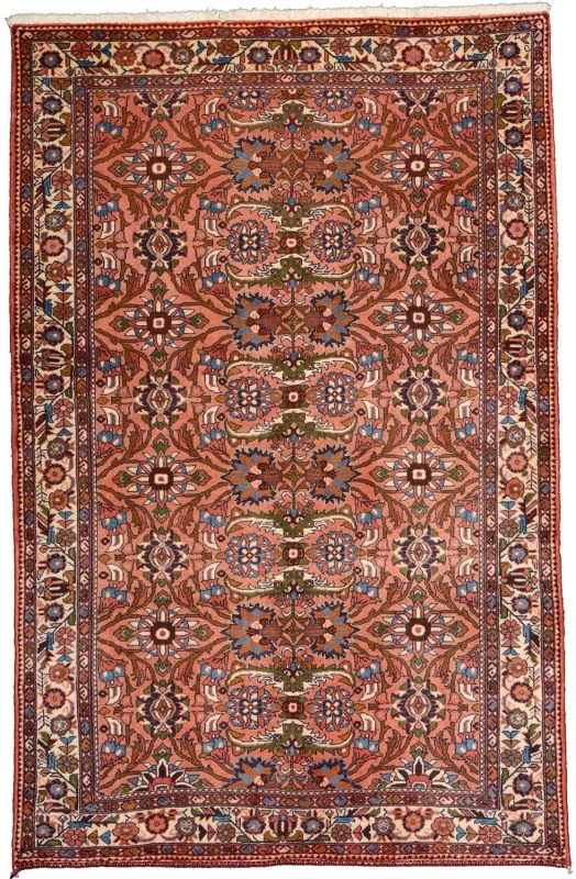 Hand-Knotted Malayer Persian Rug, 138 × 210 cm, Wool