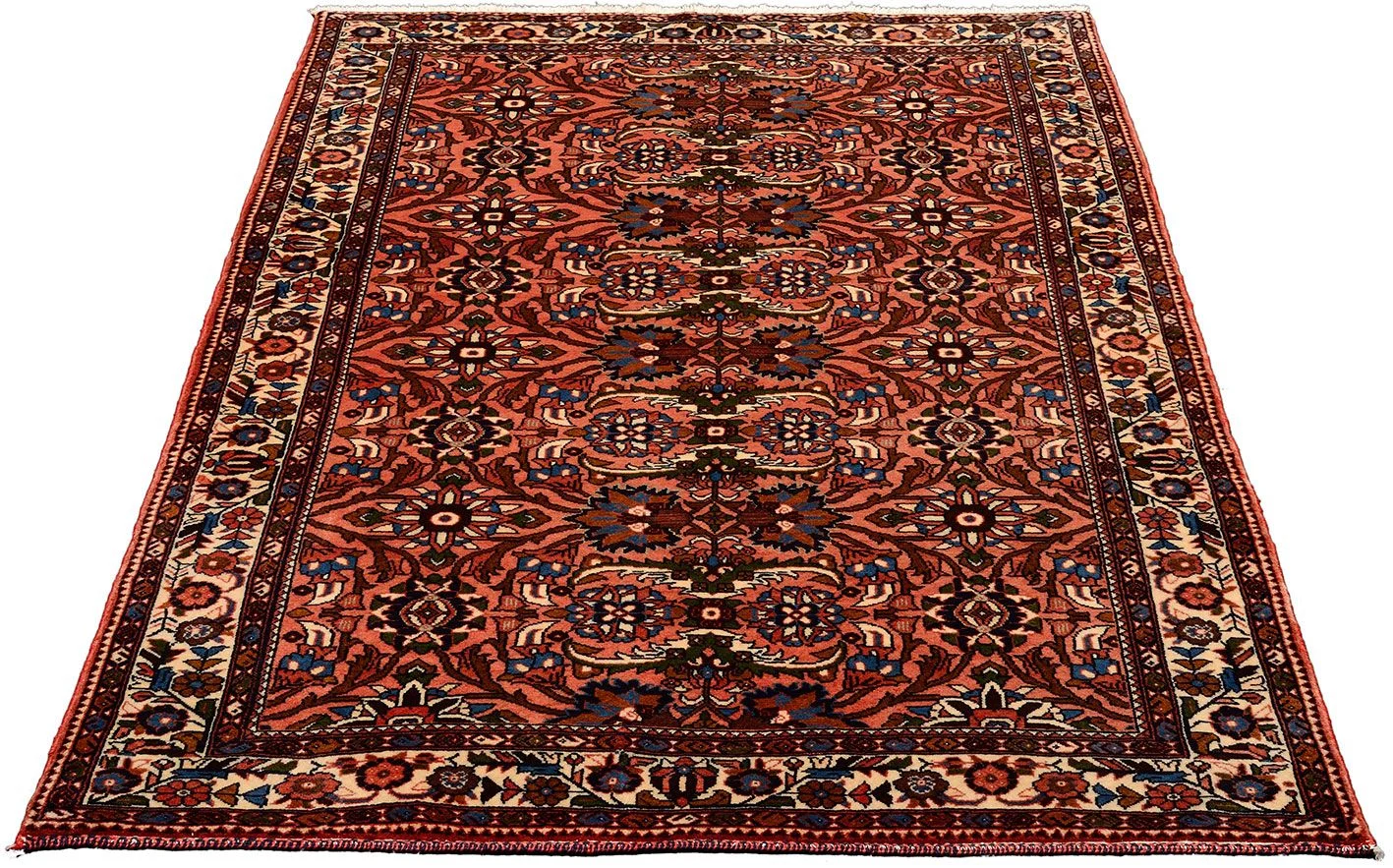 Alternative view of Hand-Knotted Malayer Persian Rug, 138 × 210 cm, Wool