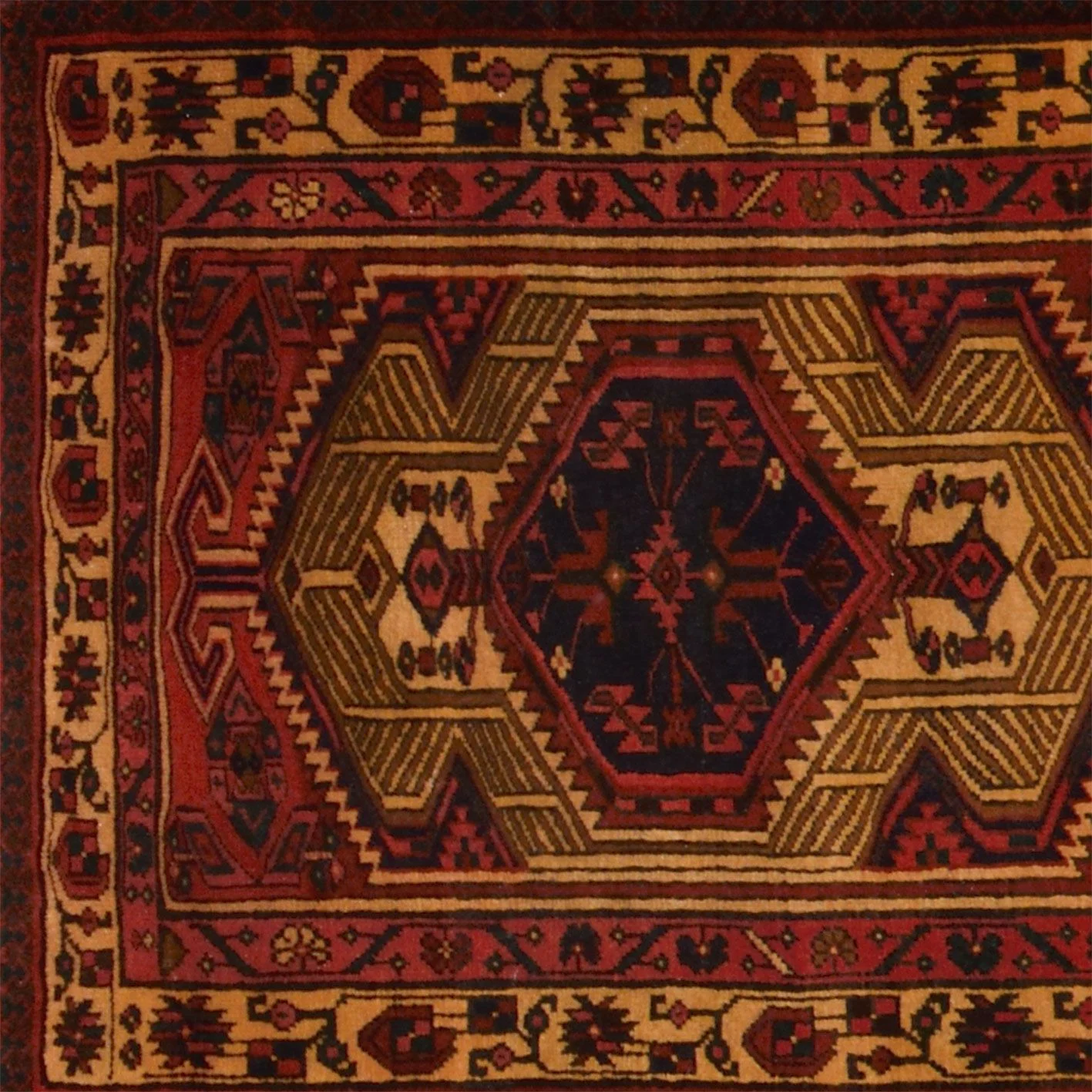 Wool Persian Rug 96 × 340 cm, hand-knotted - Image 4