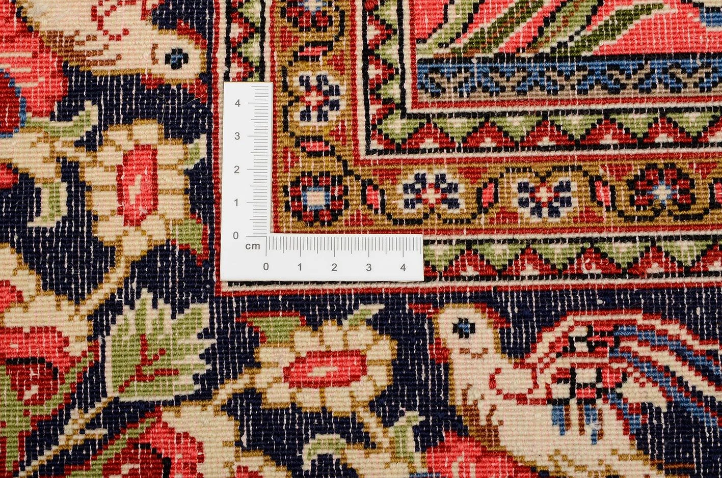 Hand-Knotted Qom Persian Rug, 149 × 217 cm, Wool - Image 3