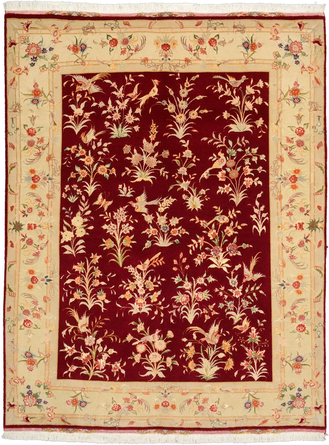 Tabriz Persian Rug 153 × 200 cm in Wool, hand-knotted