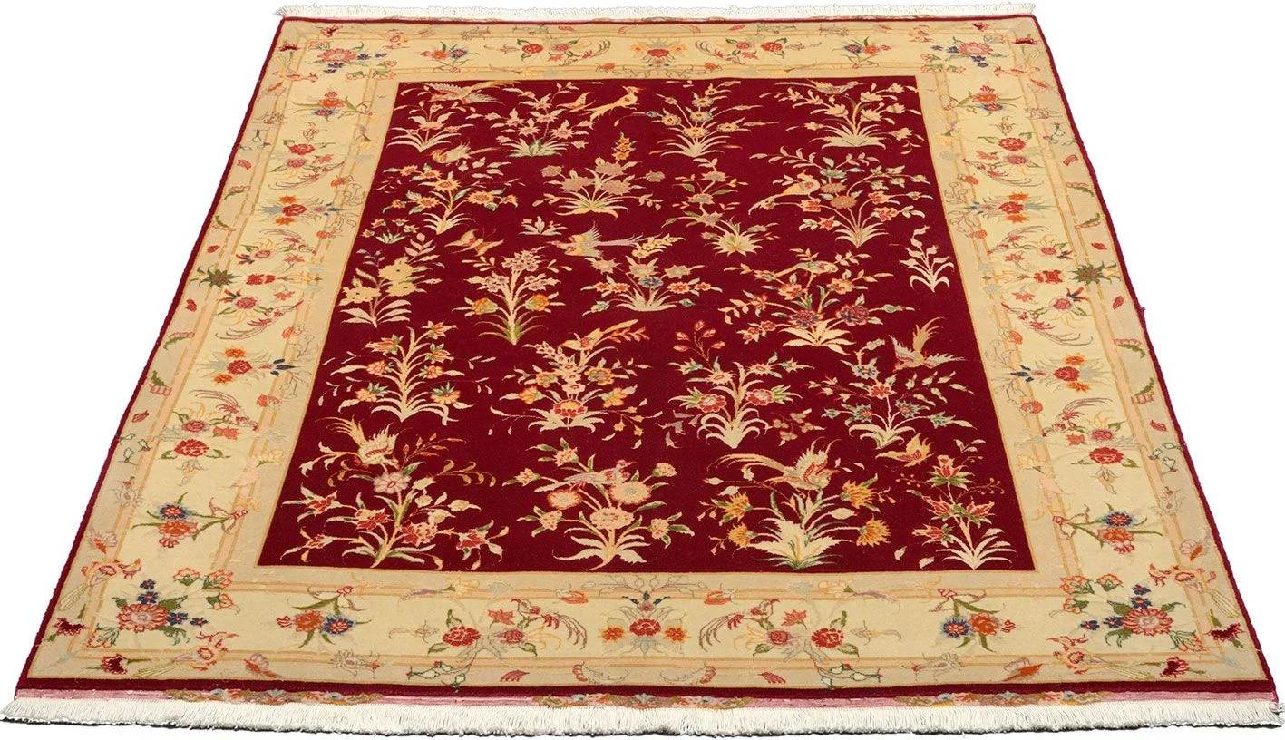 Alternative view of Tabriz Persian Rug 153 × 200 cm in Wool, hand-knotted