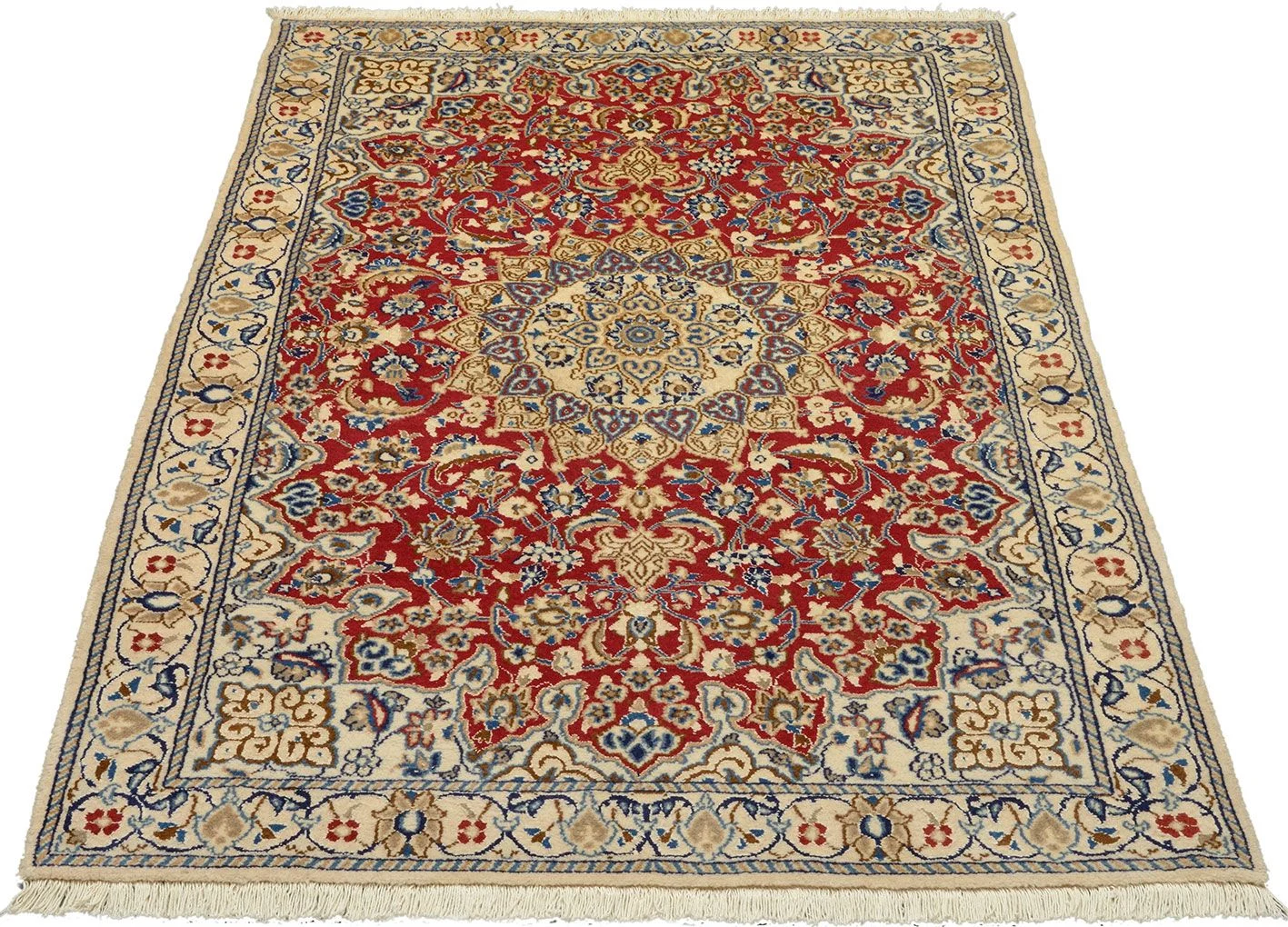 Alternative view of Nain Persian Rug 114 × 194 cm in Wool, hand-knotted