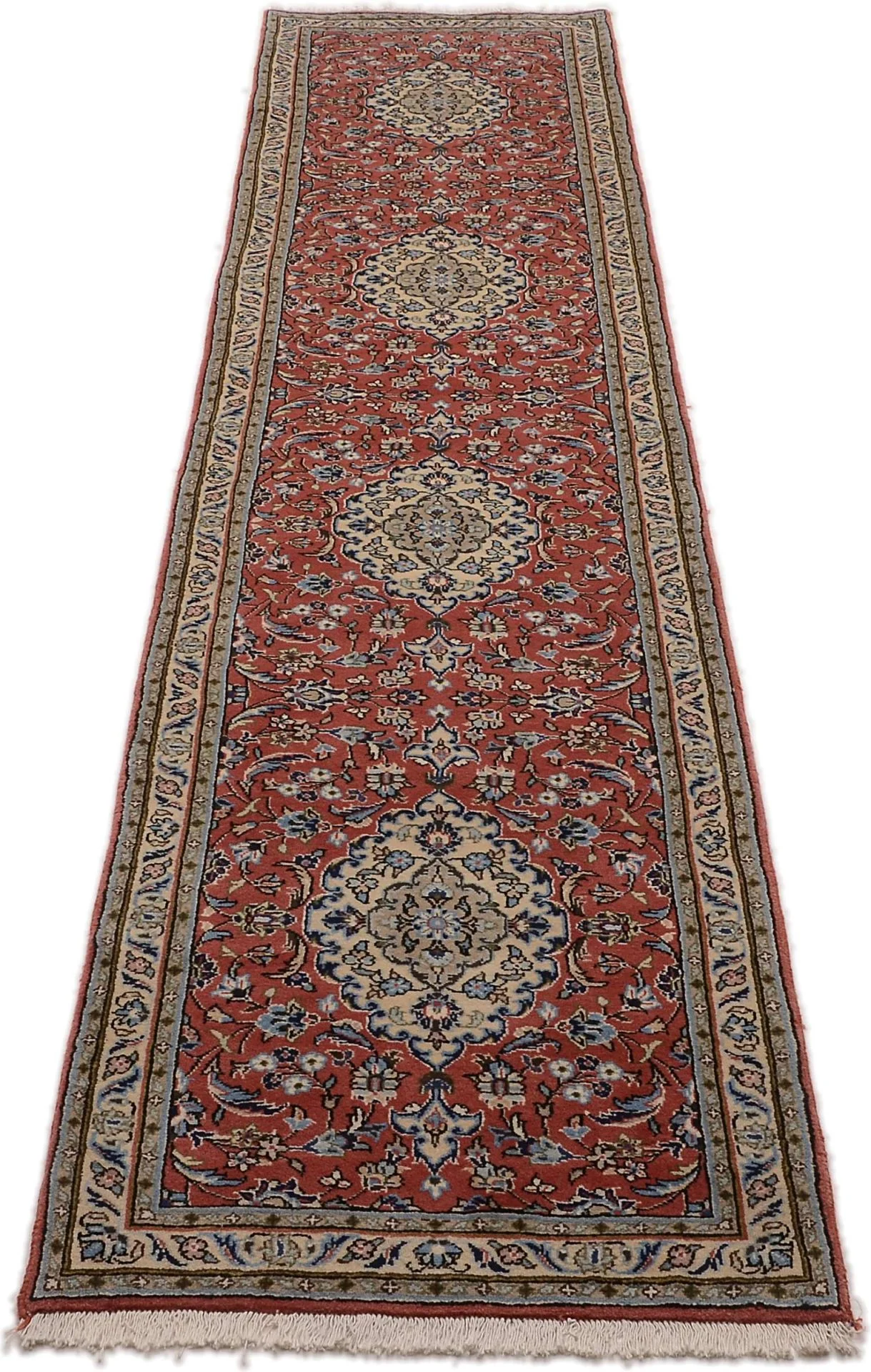 Alternative view of Sarouk Persian Rug 80 × 368 cm in Wool, hand-knotted