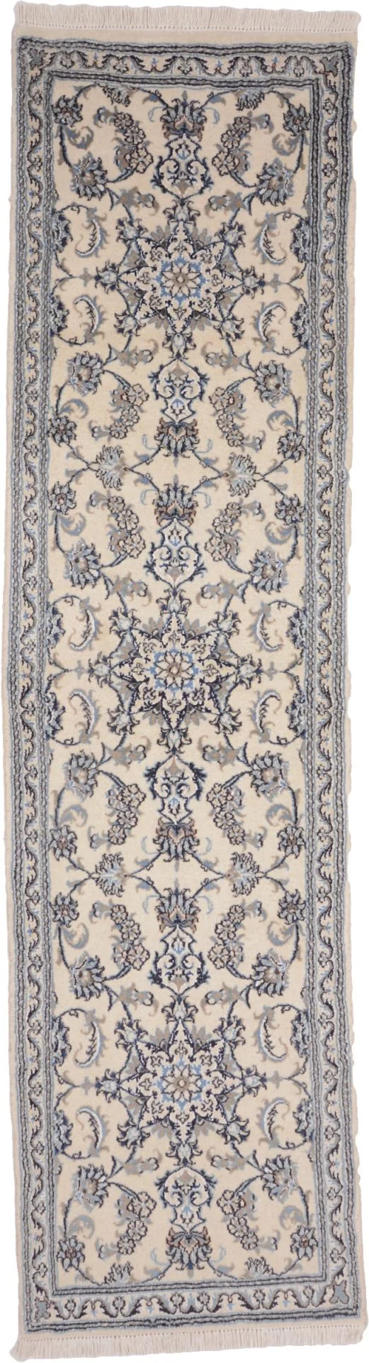 Wool Nain Persian Rug 77 × 294 cm, hand-knotted