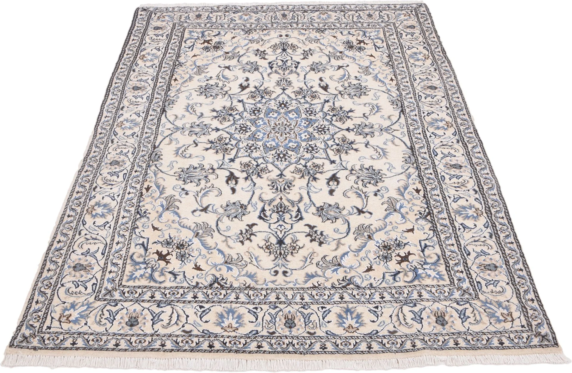 Alternative view of Nain Persian Rug 165 × 238 cm in Wool, hand-knotted