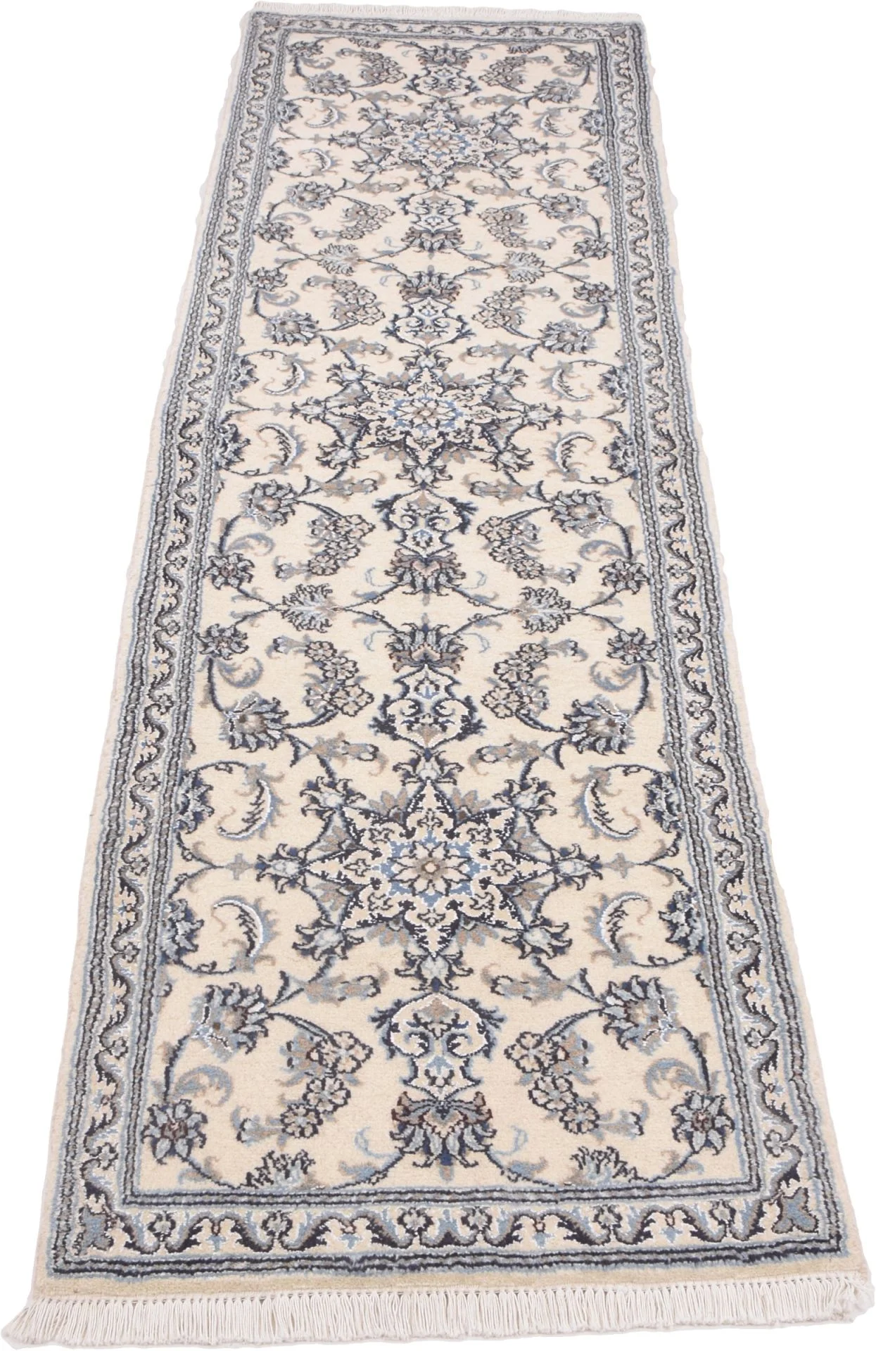 Alternative view of Wool Nain Persian Rug 77 × 294 cm, hand-knotted