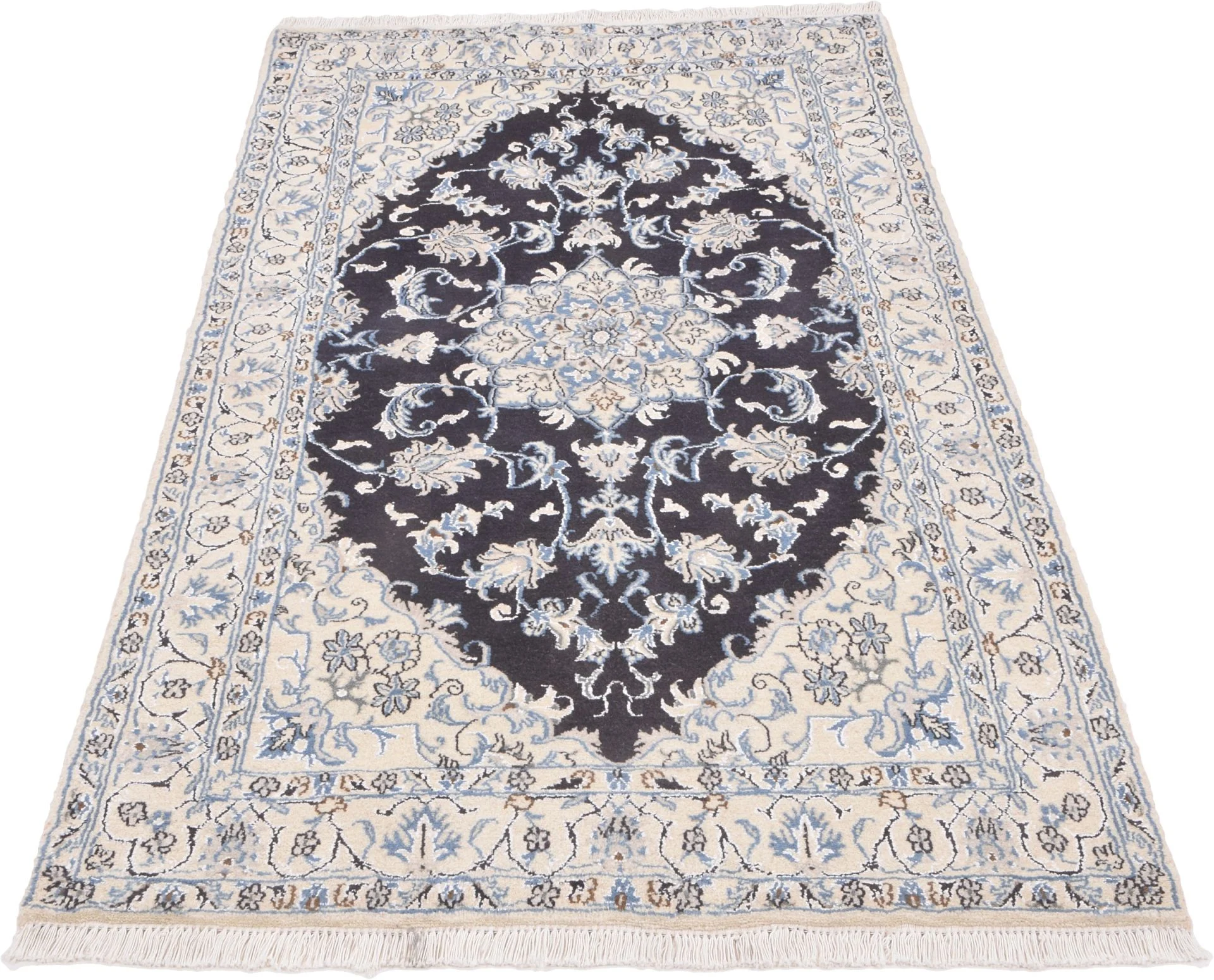 Alternative view of Wool Nain Persian Rug 115 × 221 cm, hand-knotted