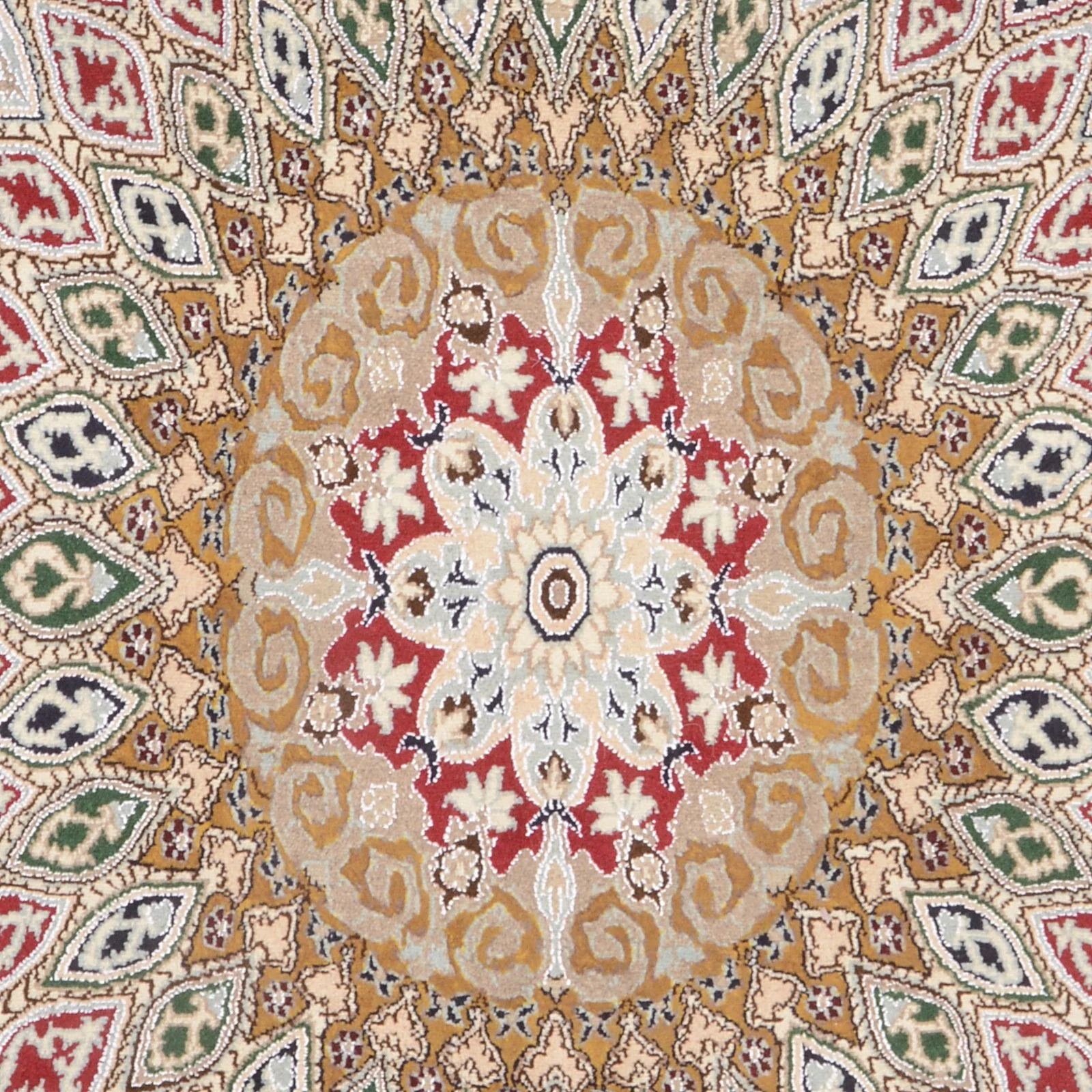 Hand-Knotted Nain Persian Rug, 193 × 303 cm, Wool - Image 5