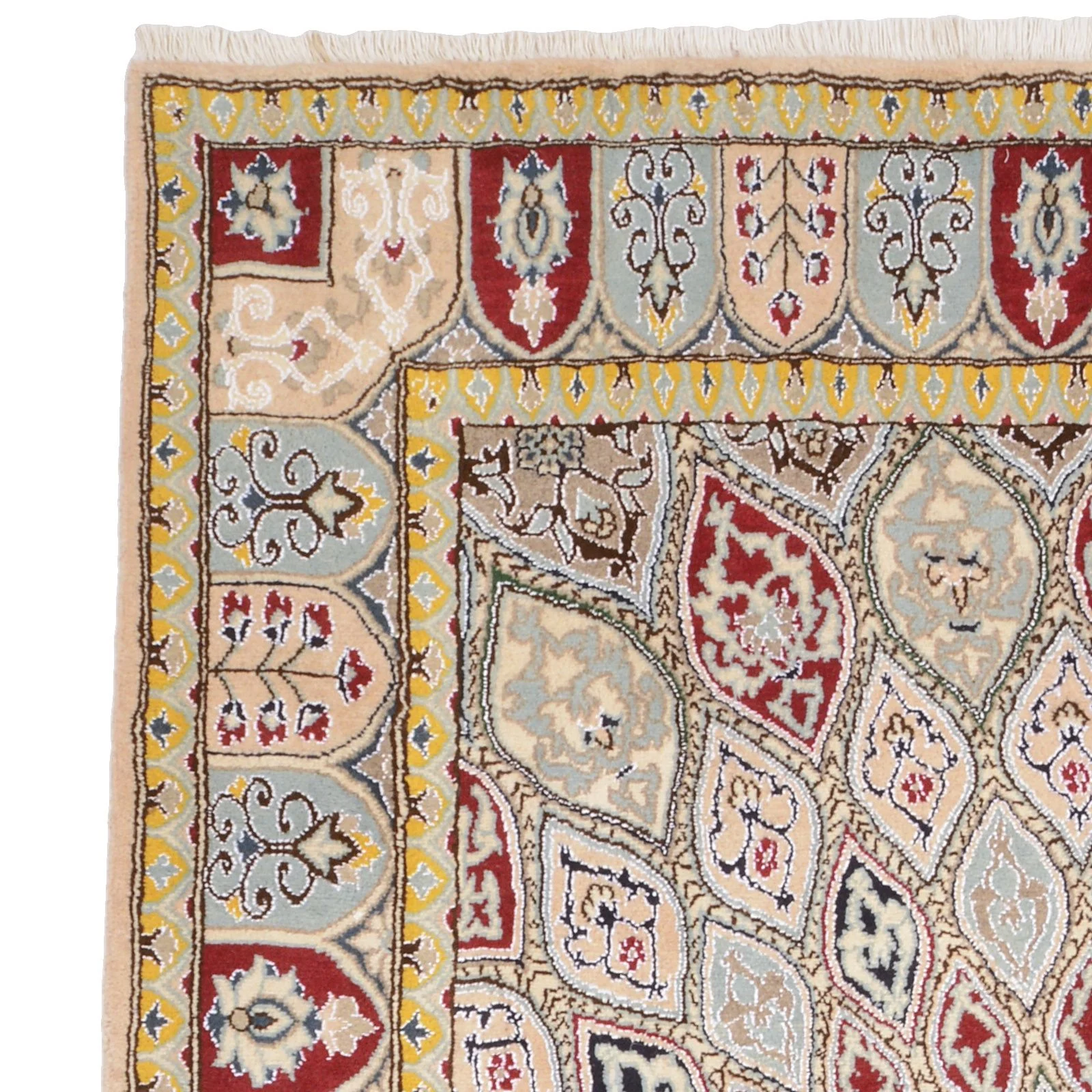 Hand-Knotted Nain Persian Rug, 193 × 303 cm, Wool - Image 6