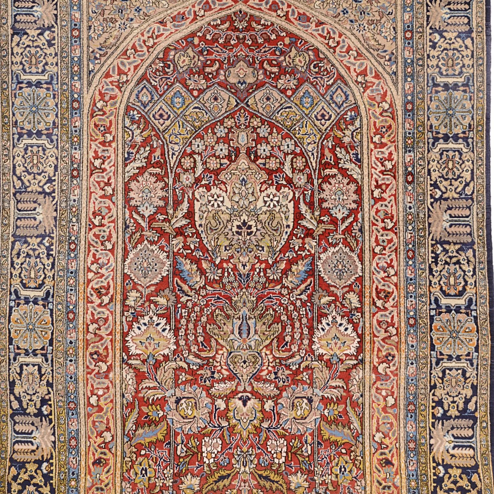 Qom Persian Rug 140 × 200 cm in Wool, hand-knotted - Image 6