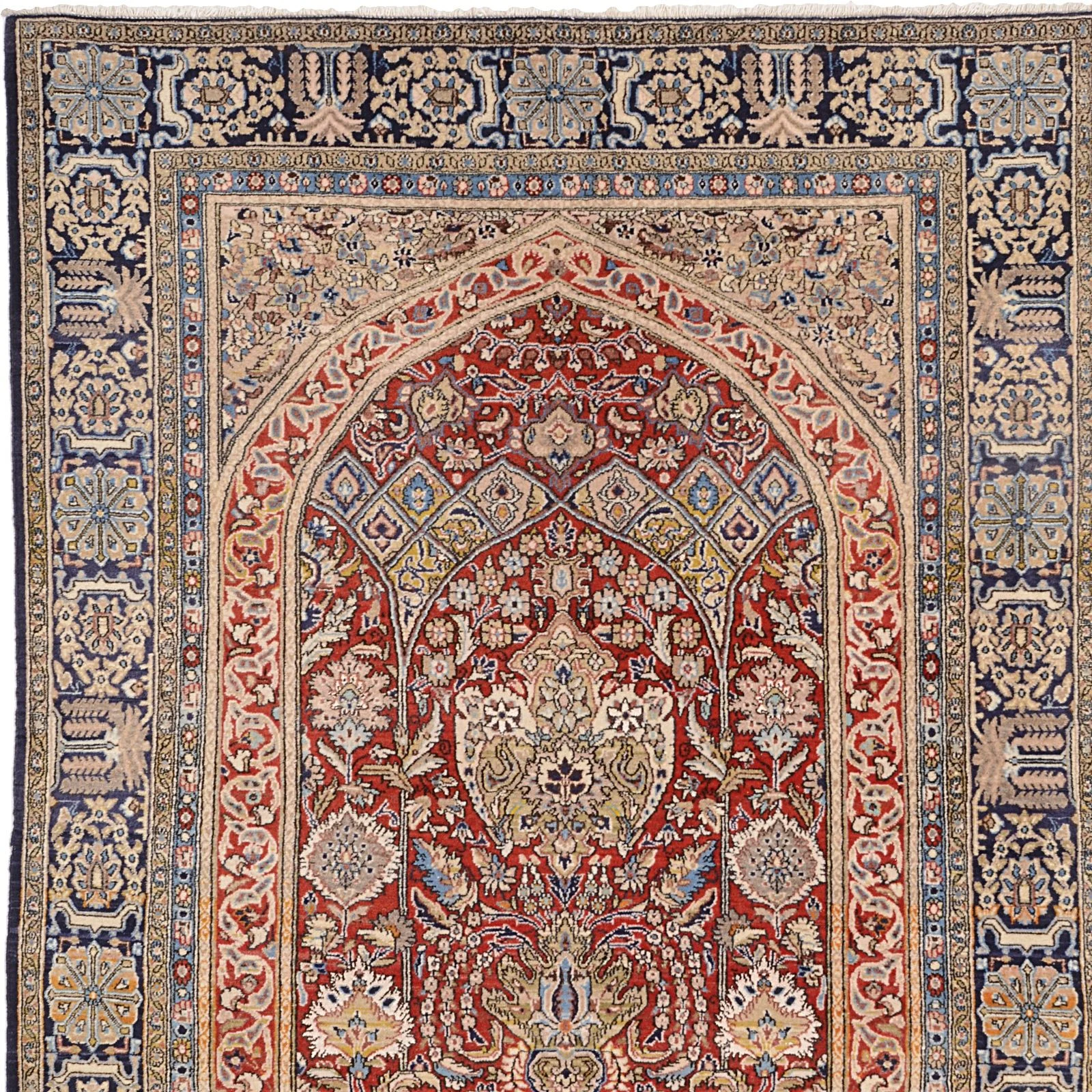 Qom Persian Rug 140 × 200 cm in Wool, hand-knotted - Image 7