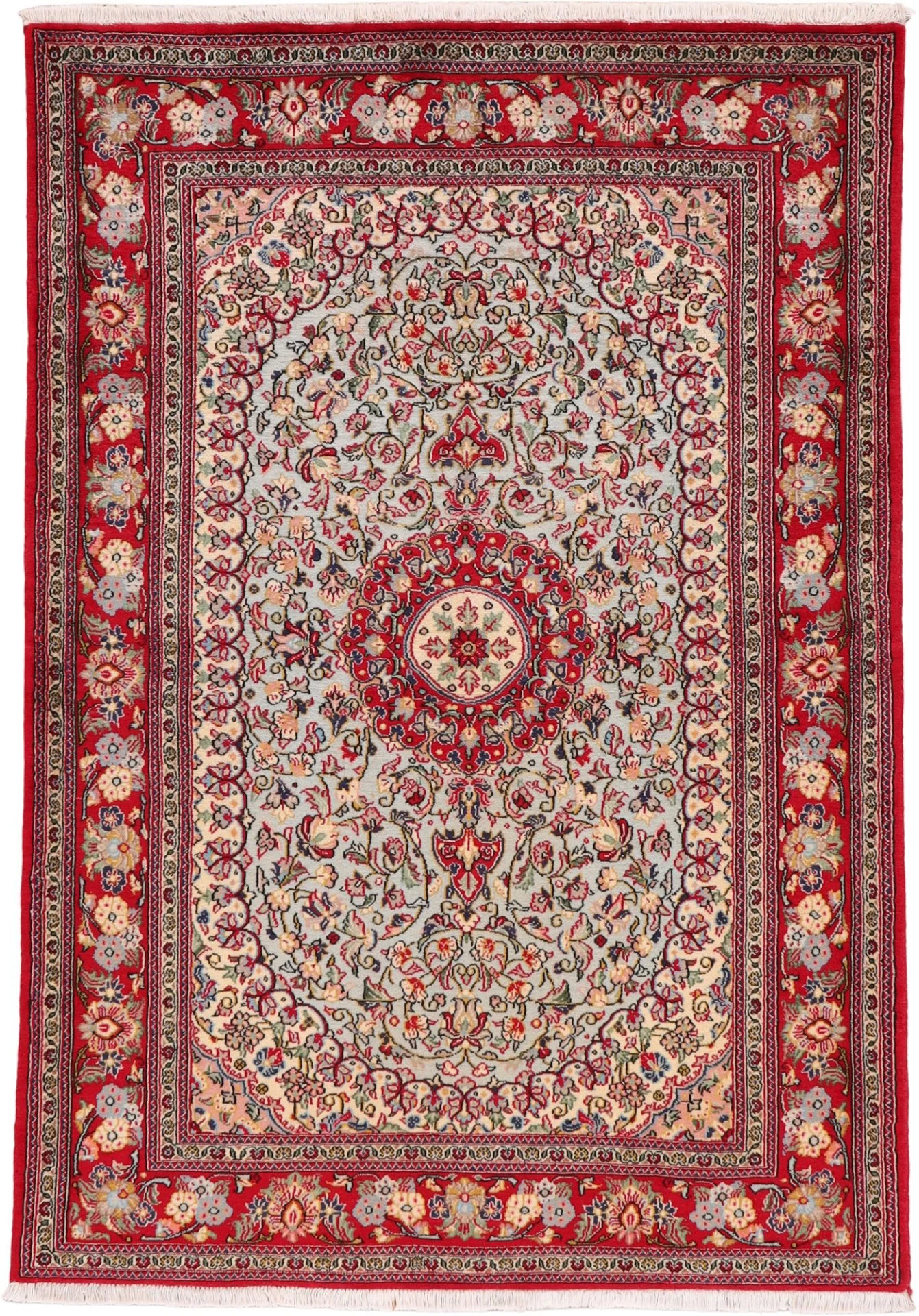 Wool Qom Persian Rug 129 × 184 cm, hand-knotted