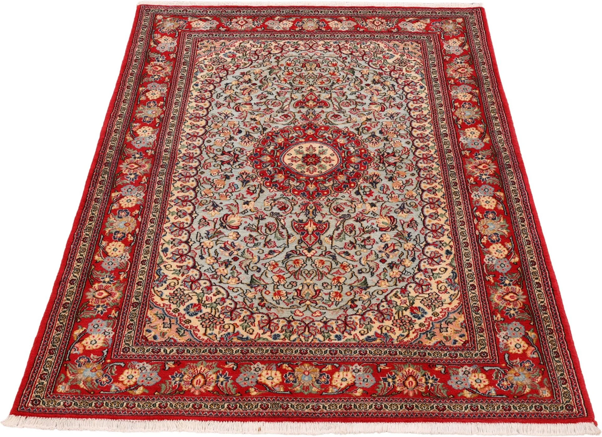 Alternative view of Wool Qom Persian Rug 129 × 184 cm, hand-knotted