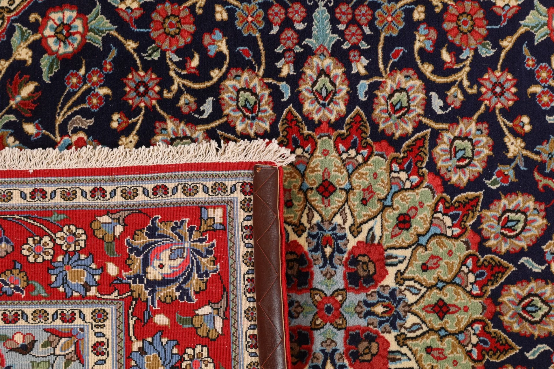 Hand-Knotted Qom Persian Rug, 120 × 186 cm, Wool - Image 7