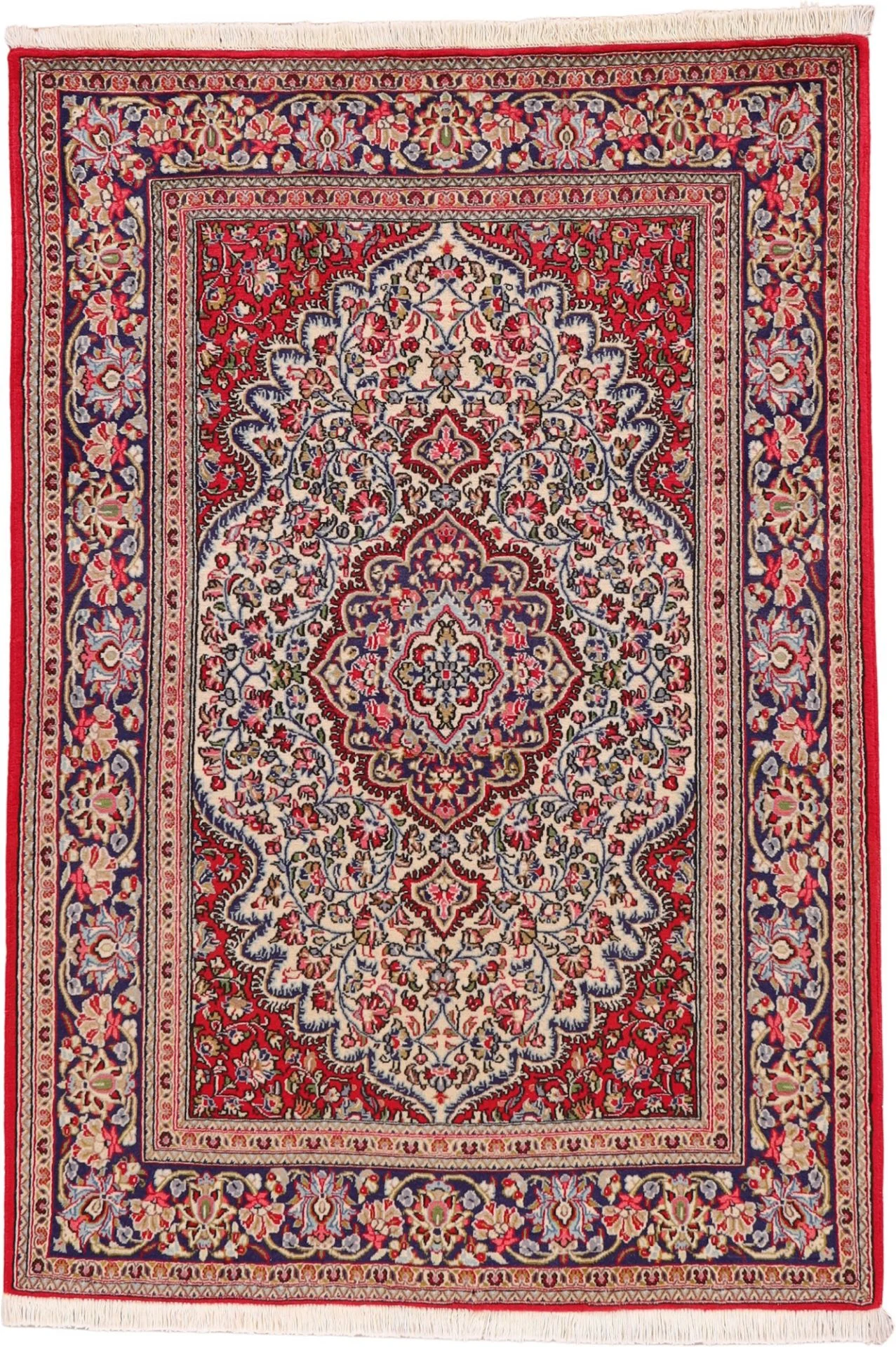 Wool Qom Persian Rug 121 × 175 cm, hand-knotted