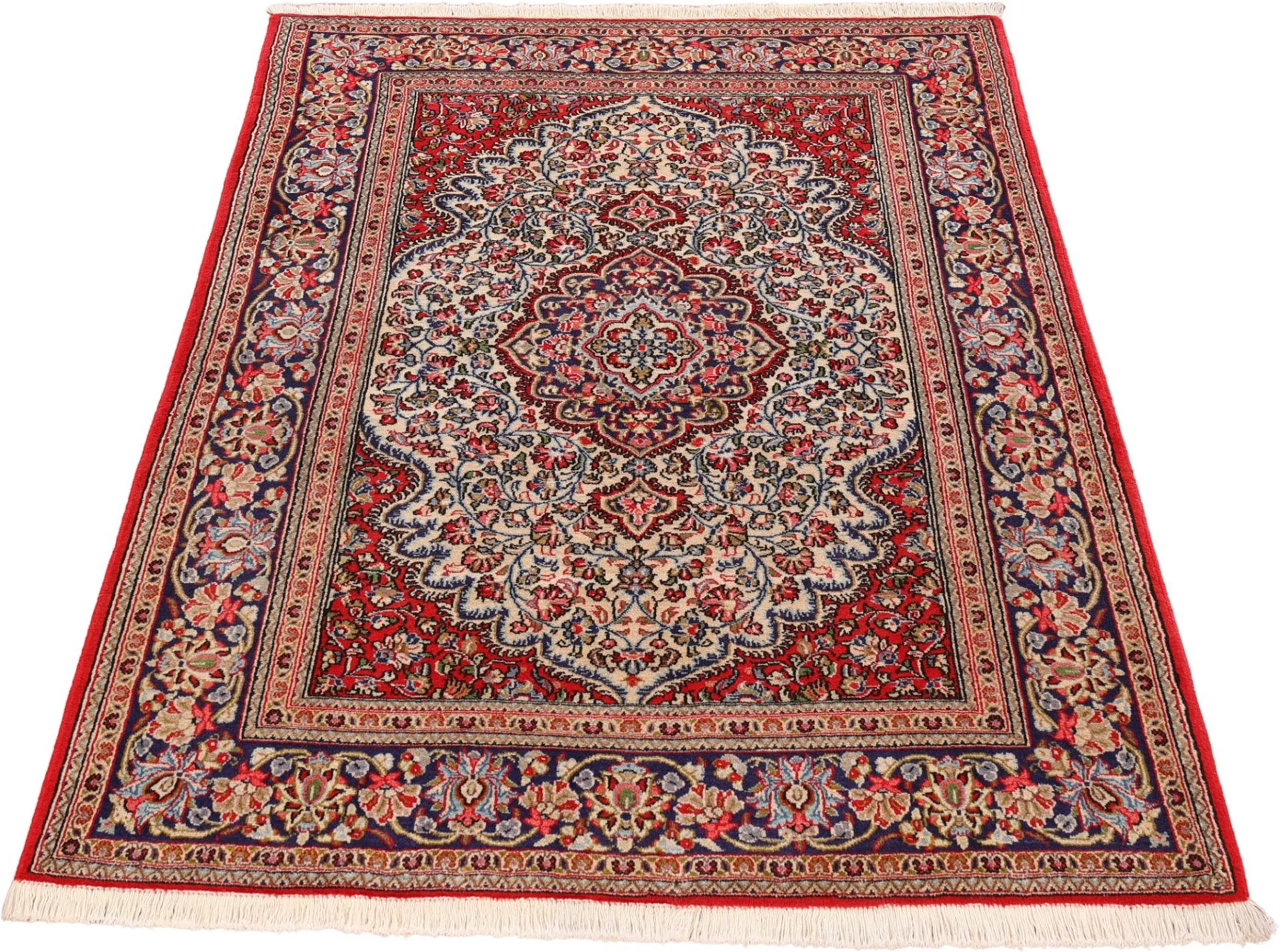 Alternative view of Wool Qom Persian Rug 121 × 175 cm, hand-knotted