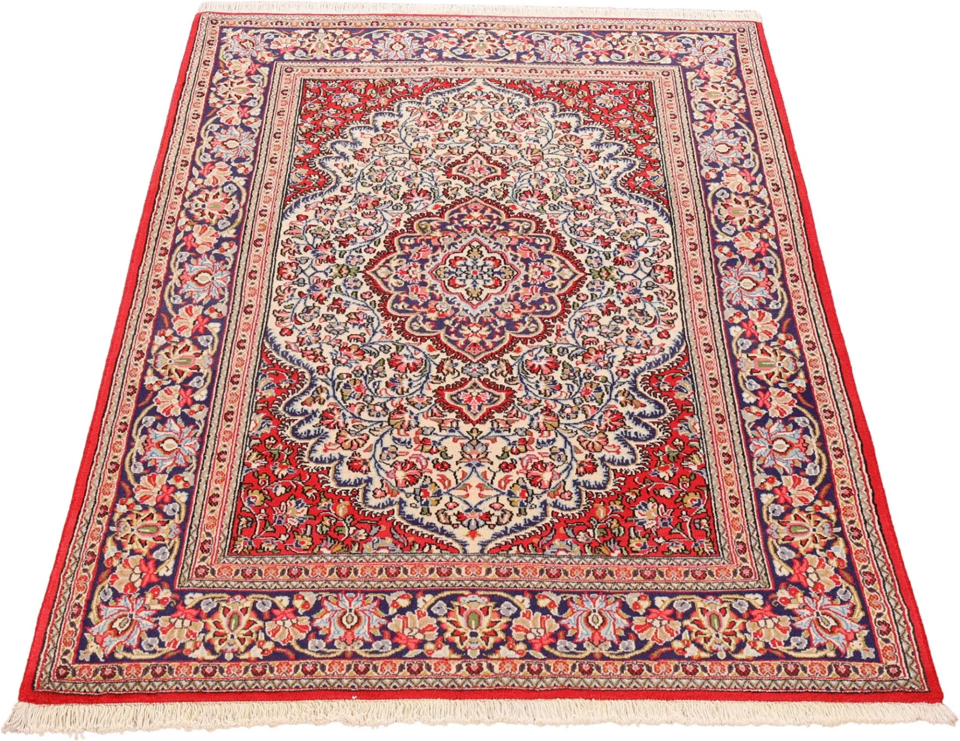 Wool Qom Persian Rug 121 × 175 cm, hand-knotted - Image 3