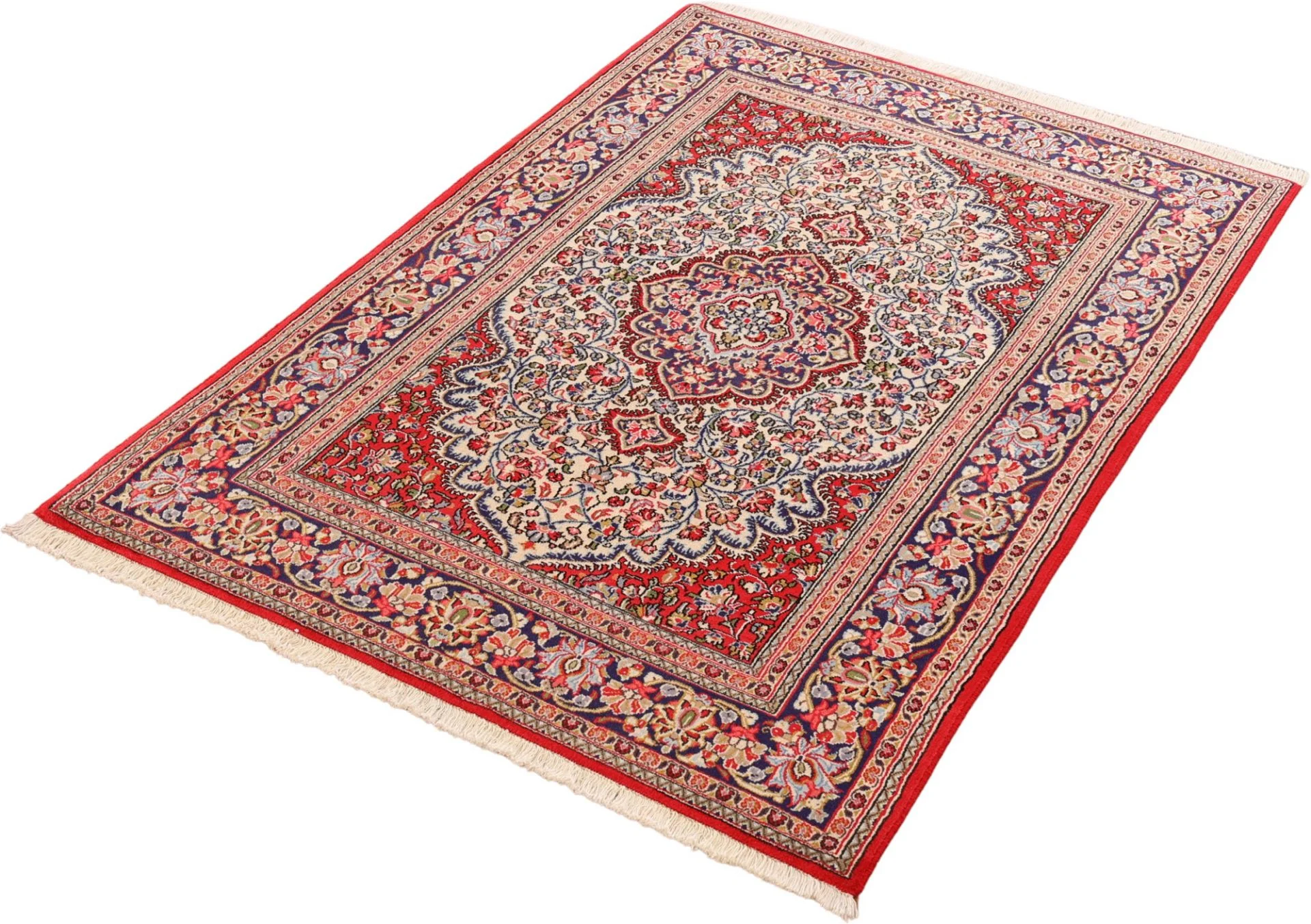 Wool Qom Persian Rug 121 × 175 cm, hand-knotted - Image 4