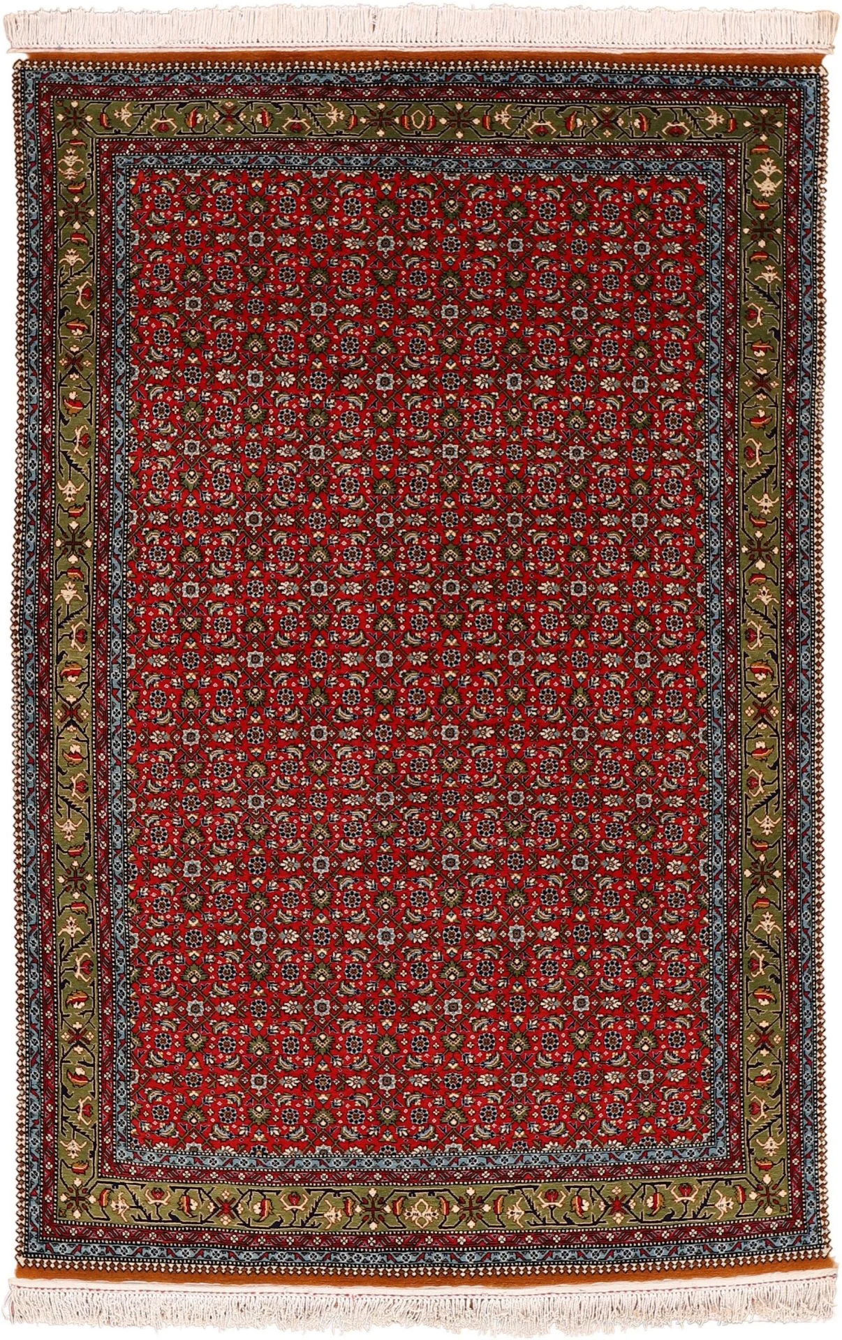 Wool Qom Persian Rug 136 × 210 cm, hand-knotted