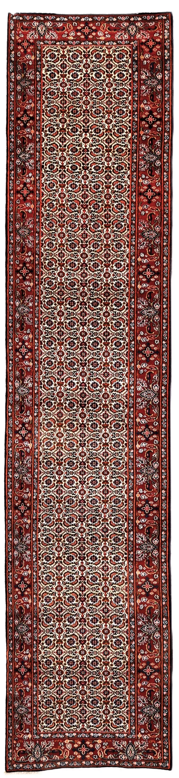 Moud Persian Rug 385 × 85 cm in Wool, hand-knotted