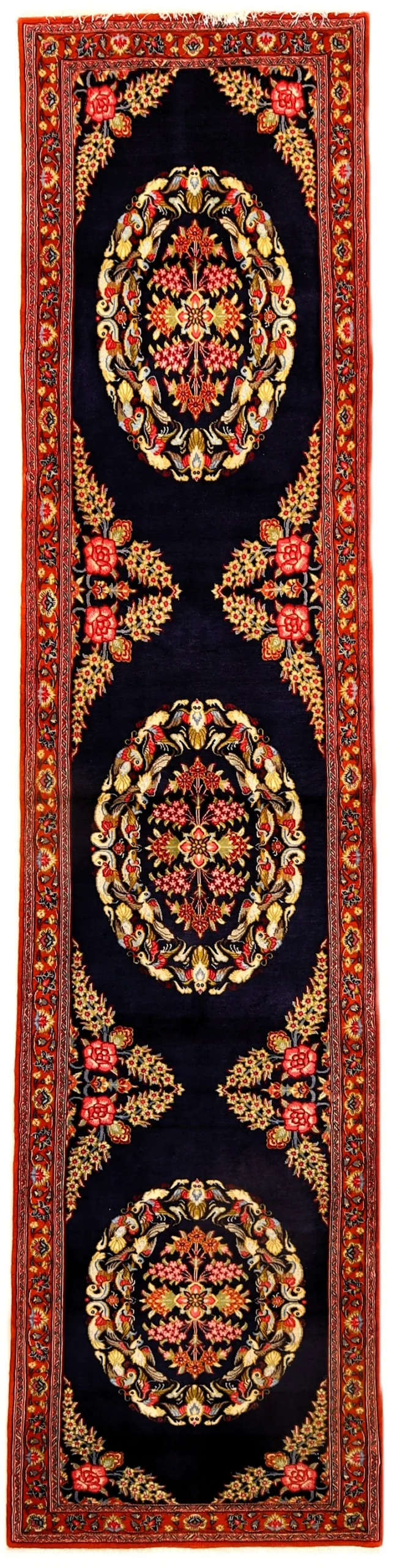 Qom Persian Rug 305 × 70 cm in Wool, hand-knotted