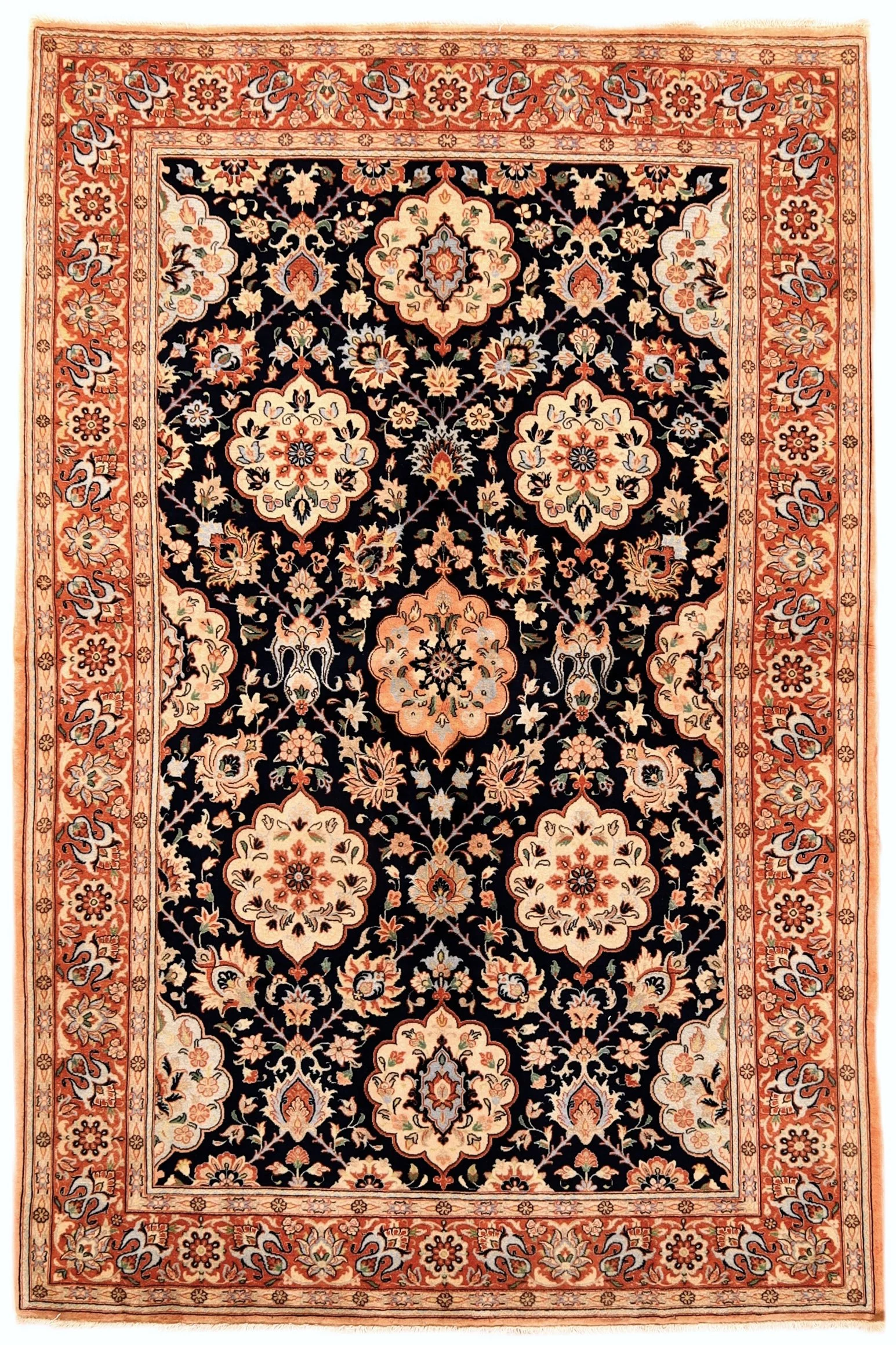 Persian Rug 240 × 160 cm in Wool, hand-knotted