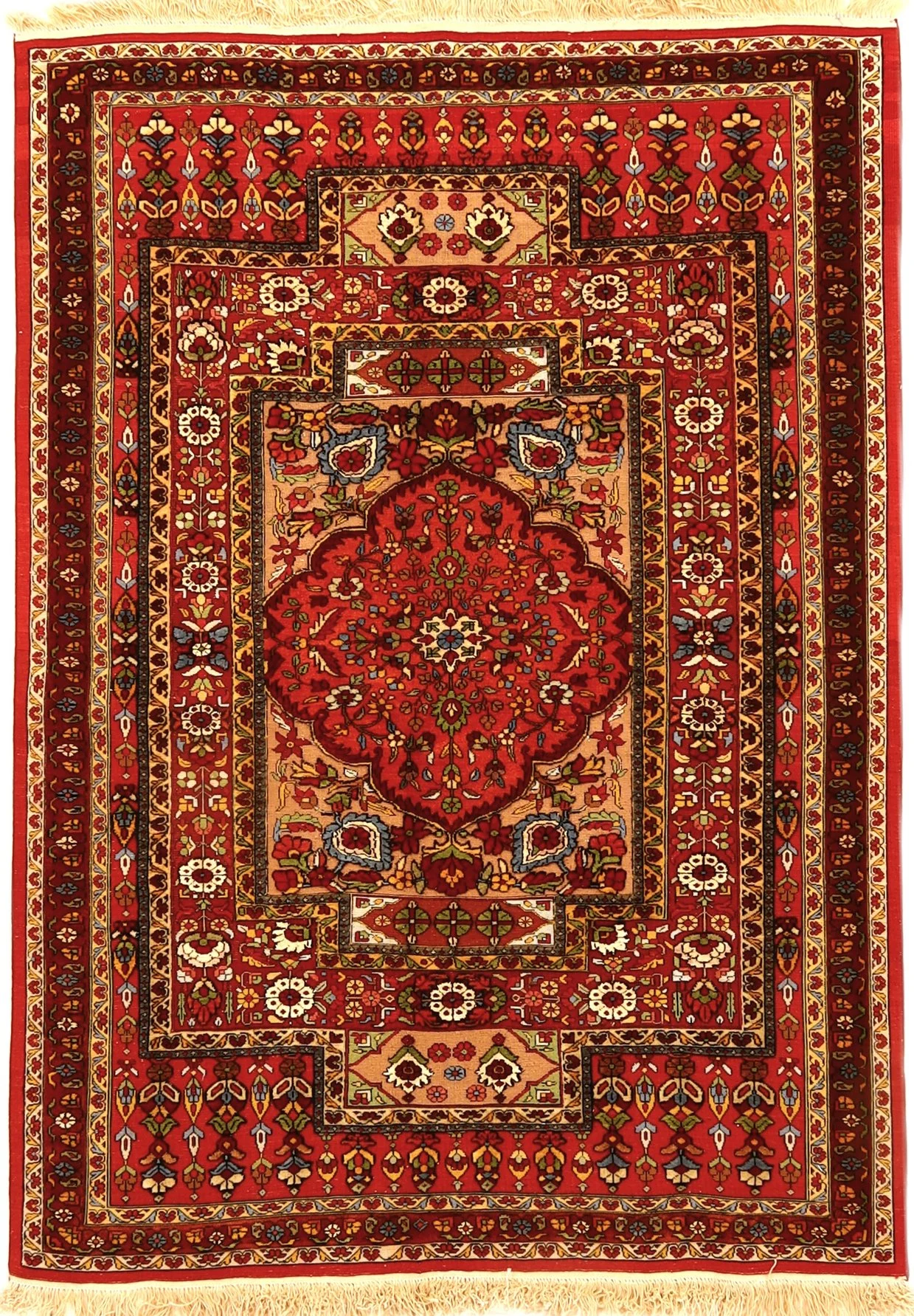 Wool Persian Rug 183 × 130 cm, hand-knotted