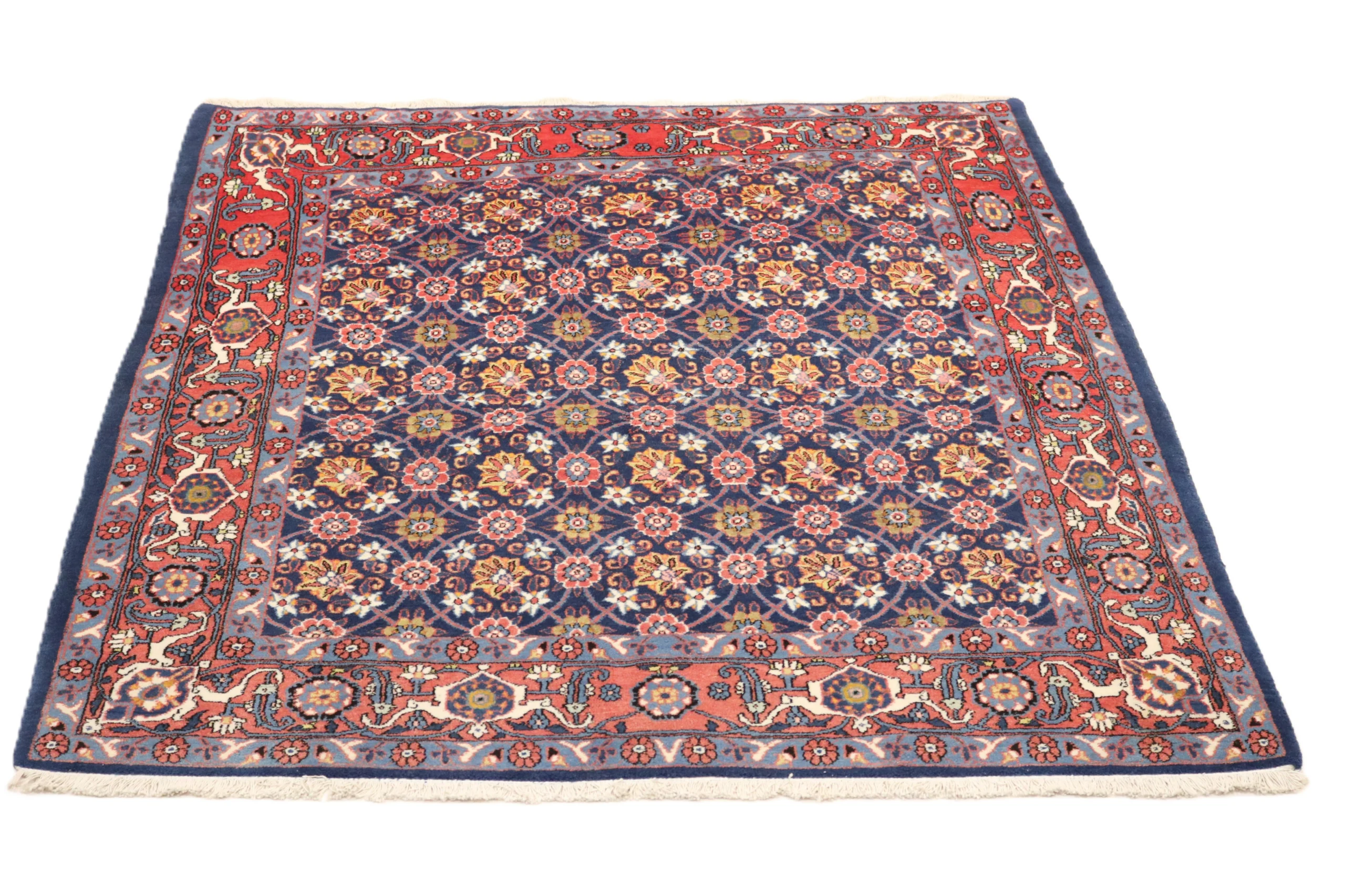Alternative view of Hand-Knotted Persian Rug, 197 × 162 cm, Wool