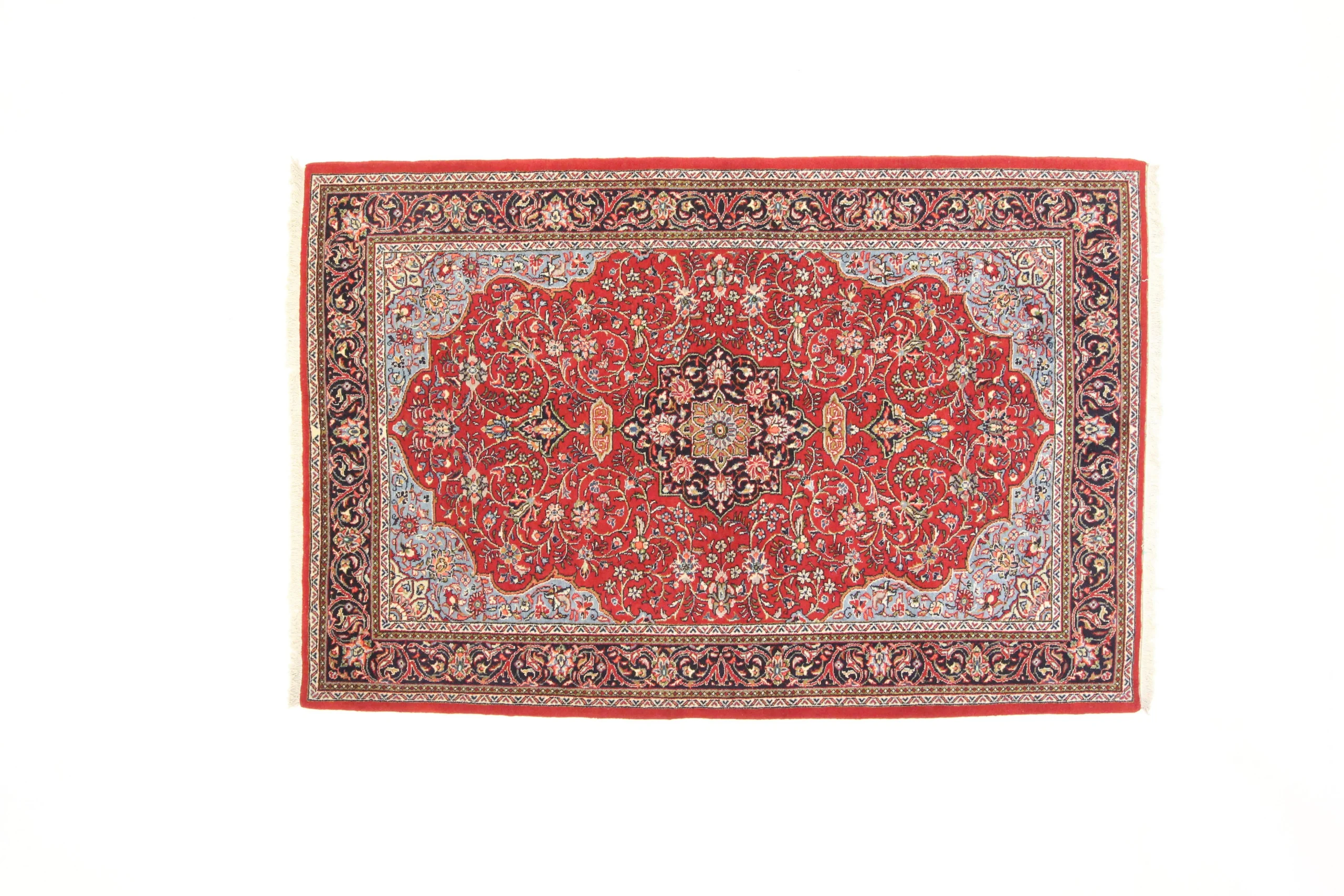 Alternative view of Wool Sarouk Persian Rug 215 × 144 cm, hand-knotted