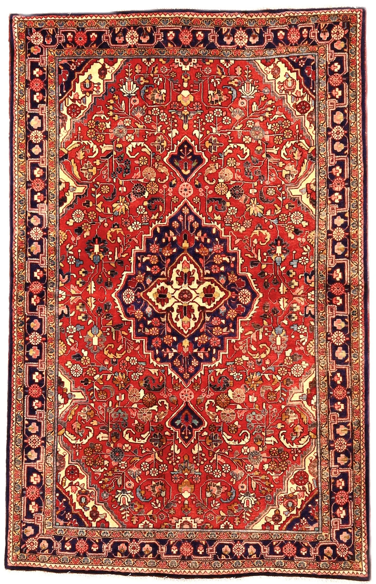 Malayer Persian Rug 208 × 133 cm in Wool, hand-knotted