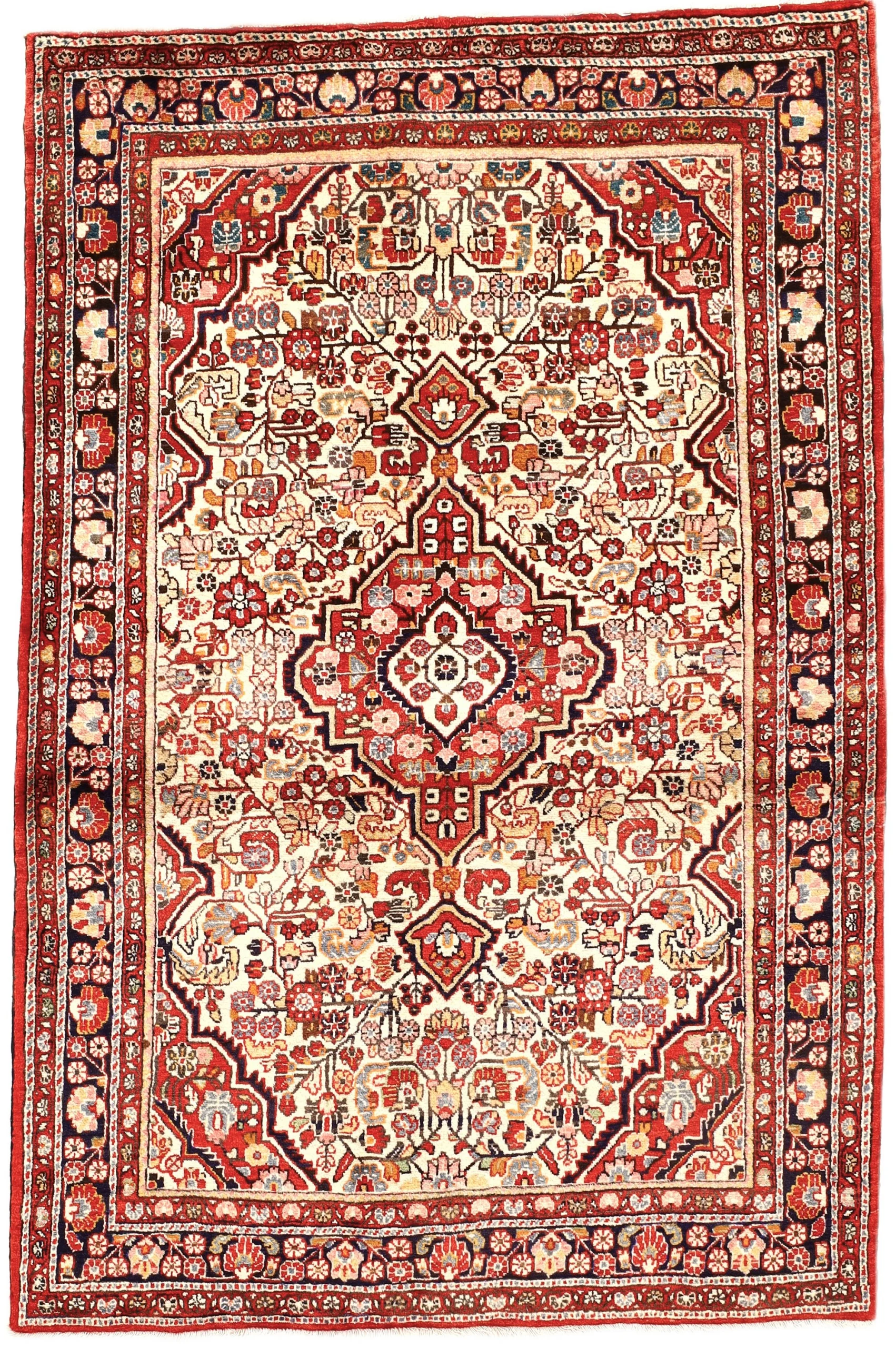 Wool Malayer Persian Rug 200 × 131 cm, hand-knotted