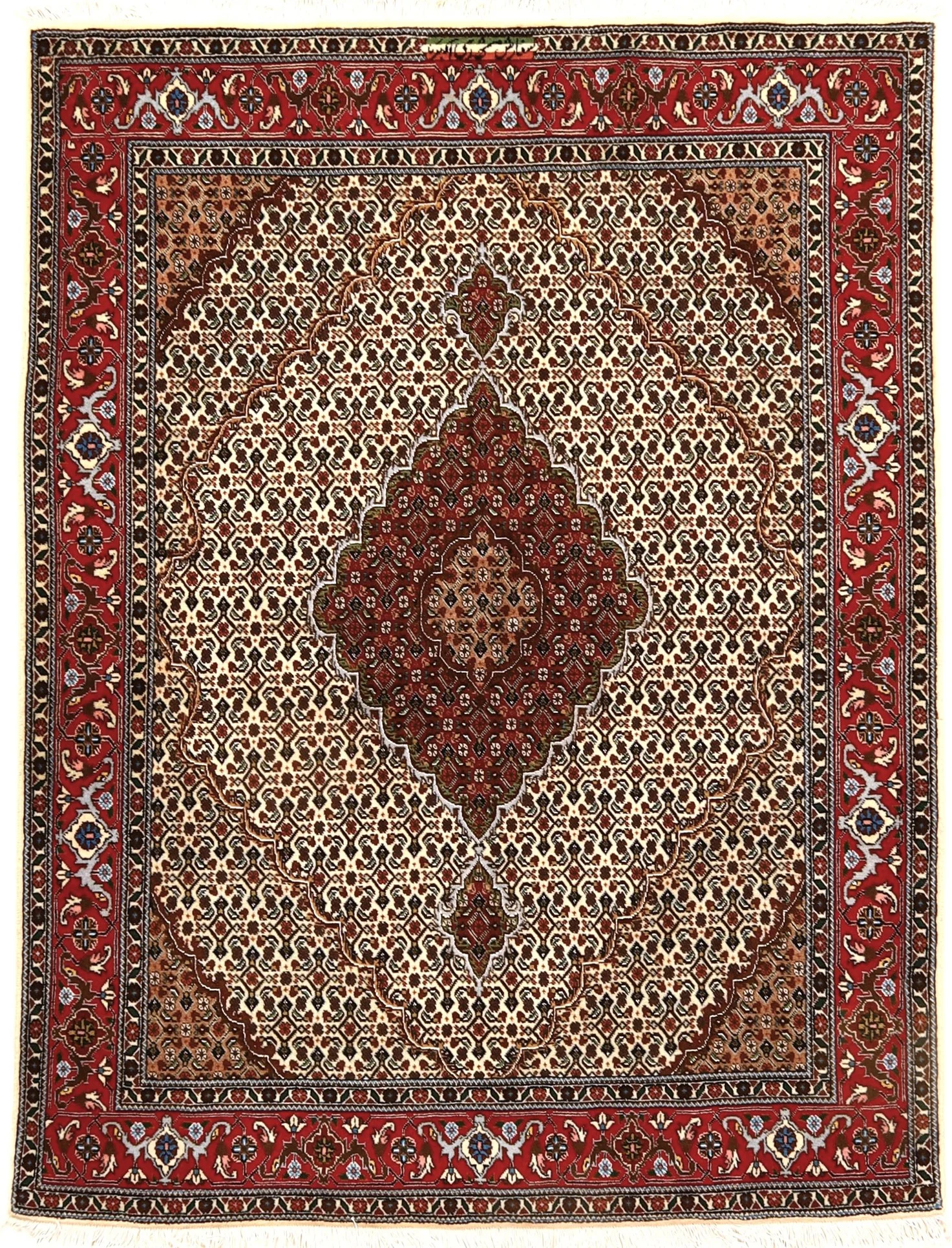 Tabriz Persian Rug 201 × 152 cm in Wool, hand-knotted