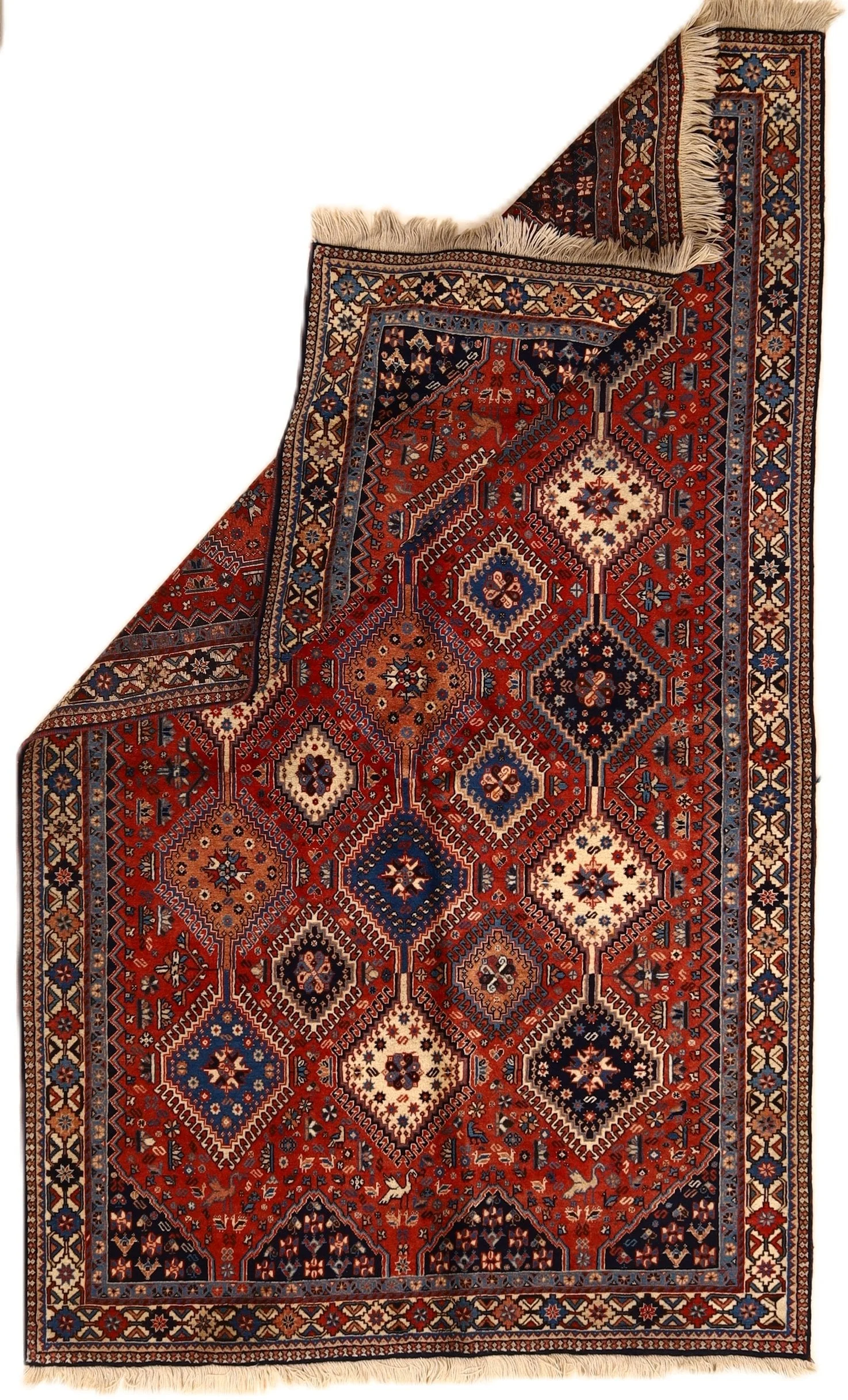 Alternative view of Hand-Knotted Persian Rug, 250 × 145 cm, Wool